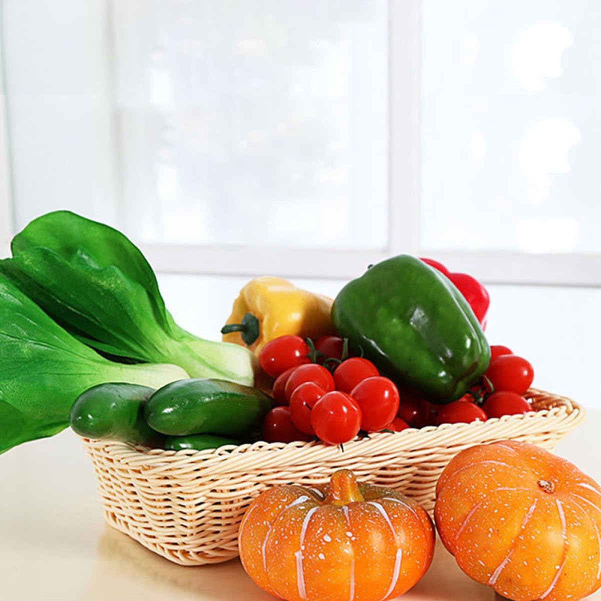 Magiclulu 5pcs Artificial Cucumber Display Props