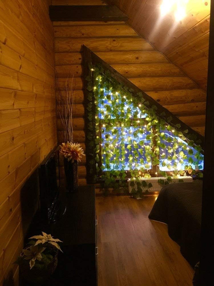 12 Strands 90 ft Artificial Grape Vines with 3 String Grapes Garland