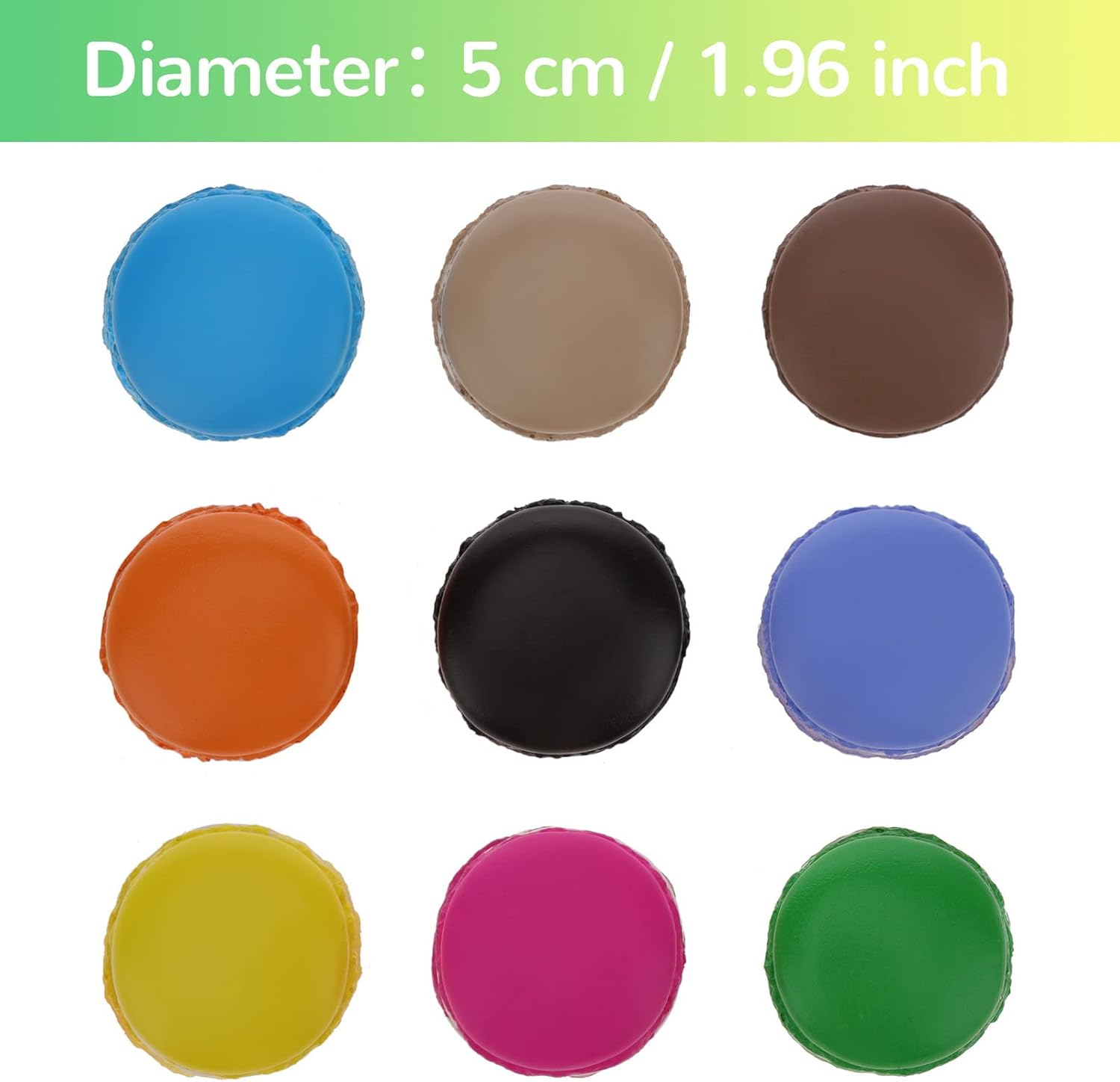 Gresorth 9PCS Fake Macaron Artificial Decorative Prop