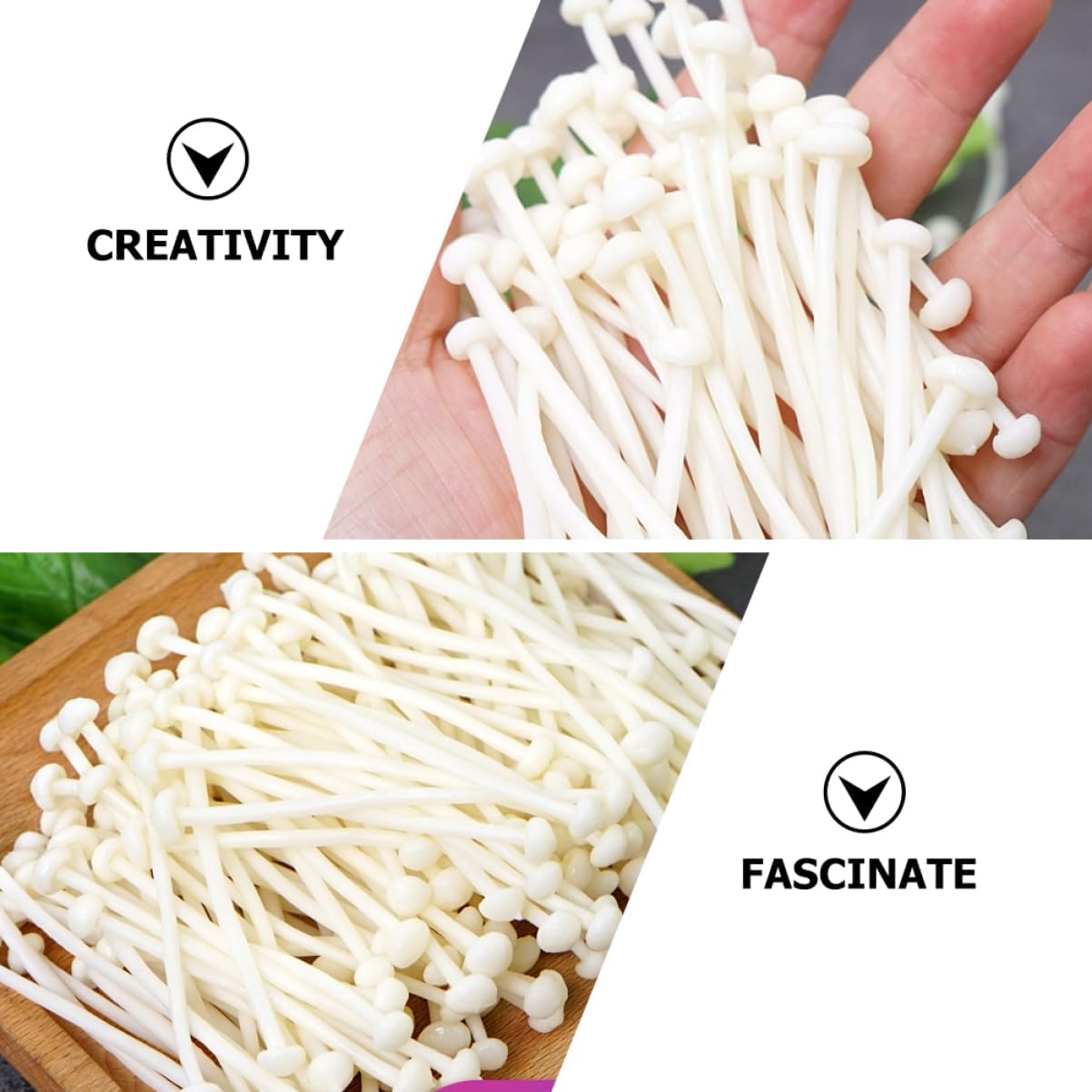 Healifty 20pcs Artificial Mushroom Decorations for Home and Farmhouse