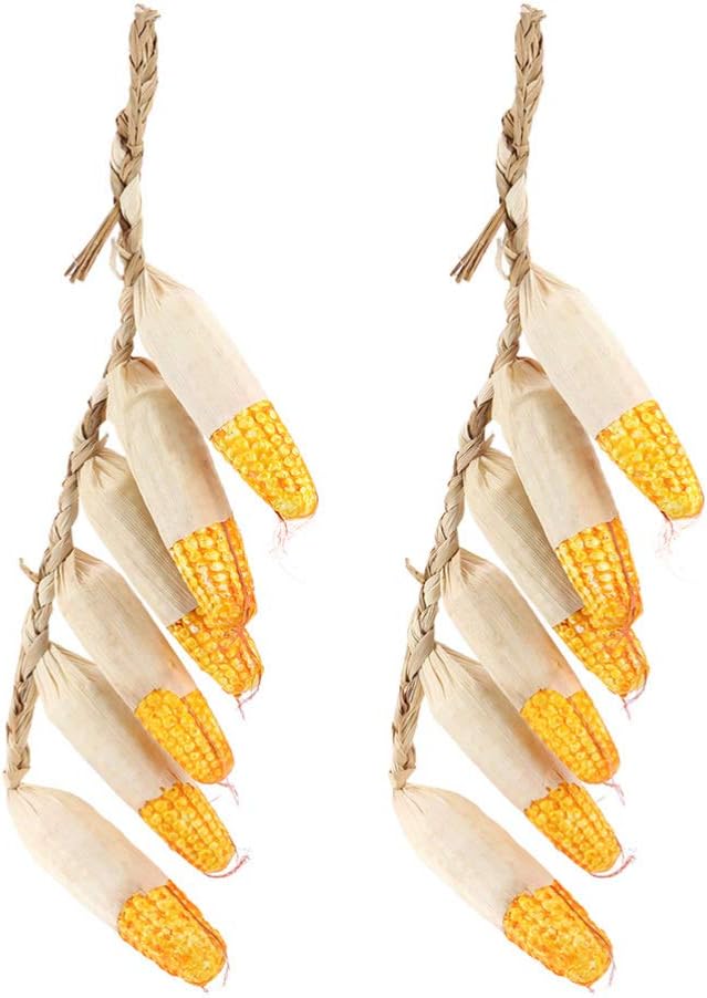 2Pcs Artificial Corn String for Fall Decoration