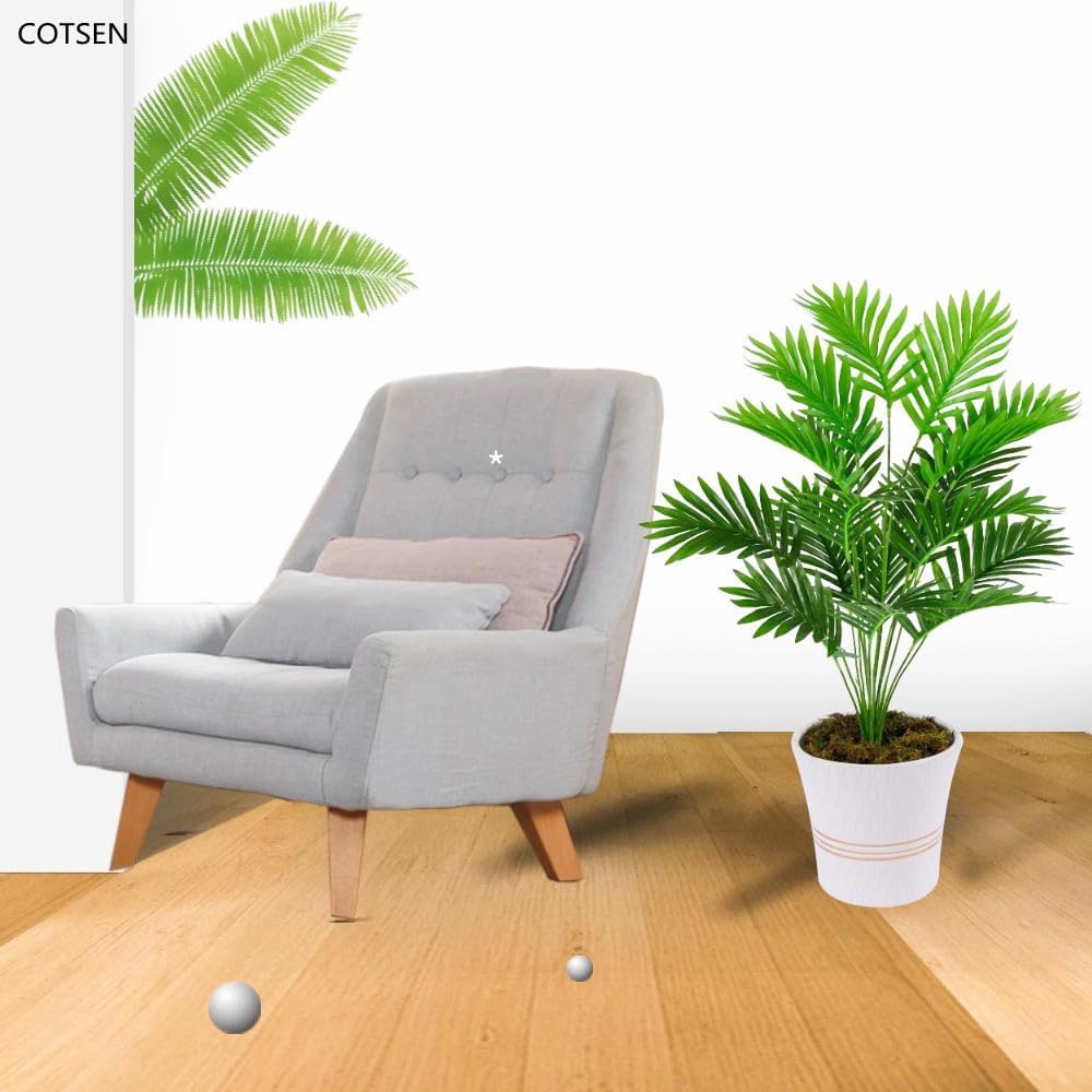COTSEN Artificial Areca Palm Tree 30 Inch 2 Pcs Faux Plants