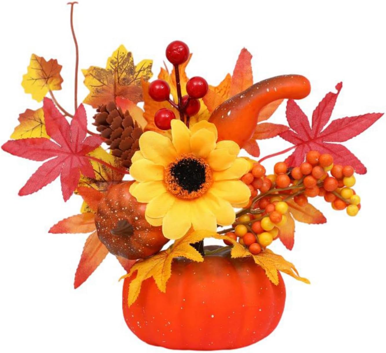 Ochine 12 Inch Artificial Pumpkin Fall Decor