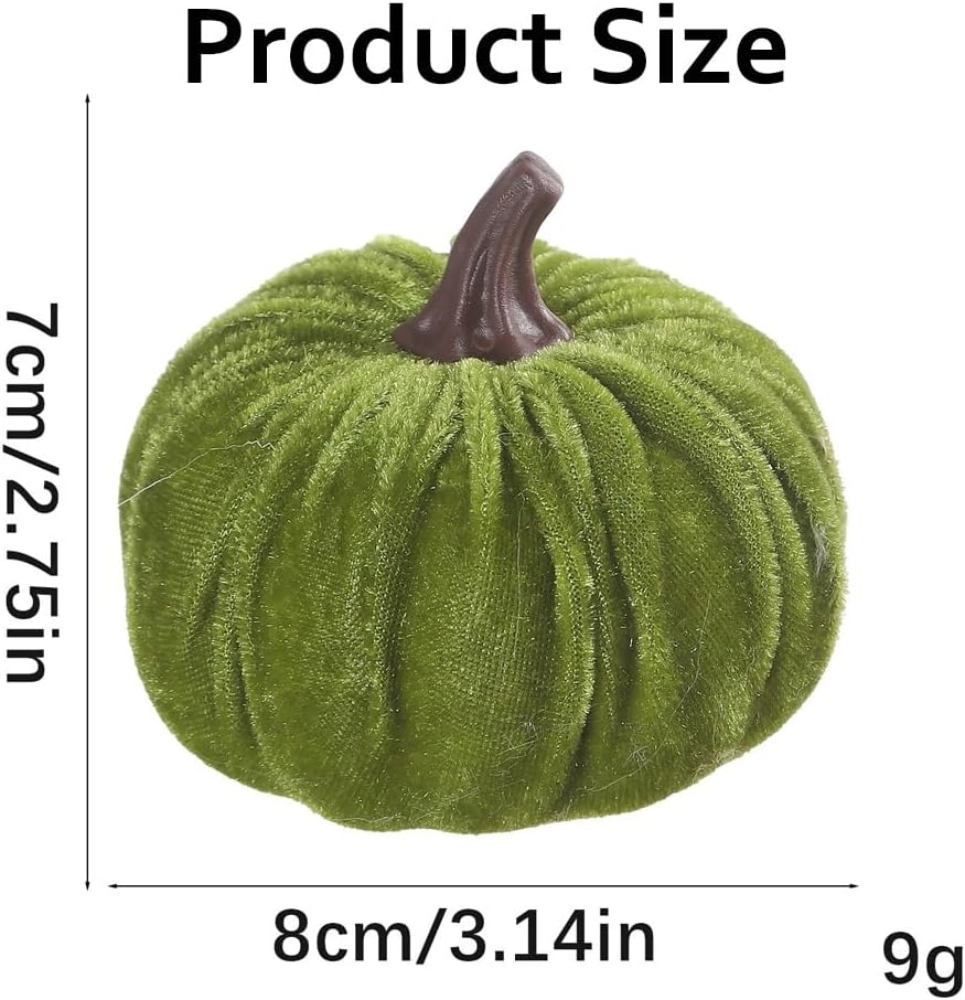 SMOCOOL Mini Faux Pumpkins for Fall Decor