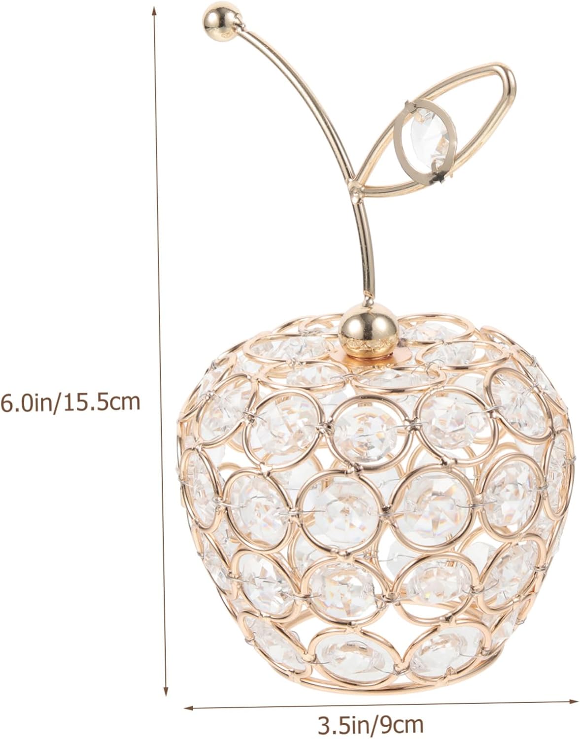 DECHOUS Crystal Fruit Adornment Desktop Decoration