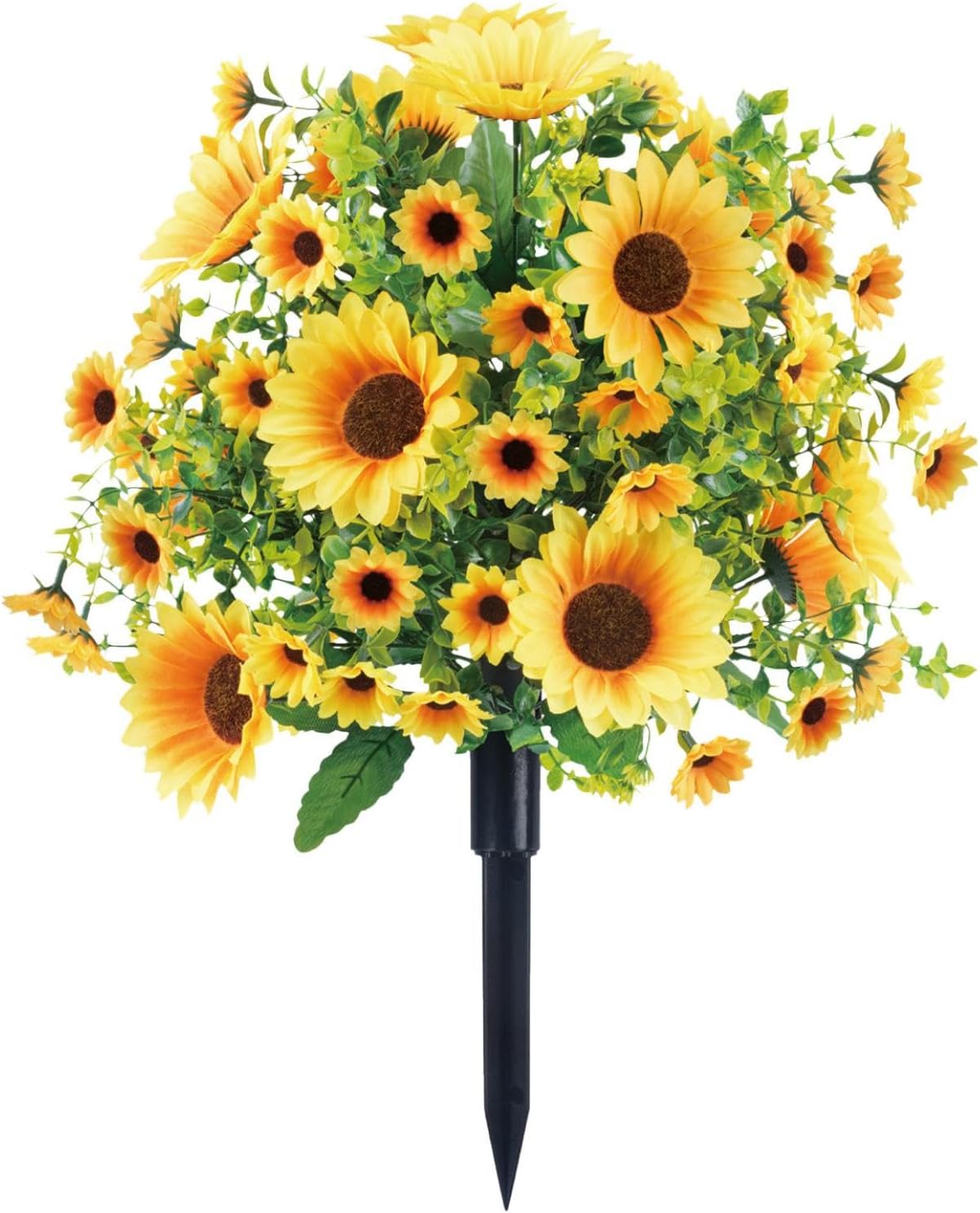 21 Inch Sunflower Artificial Topiary Tree Outdoor Decor