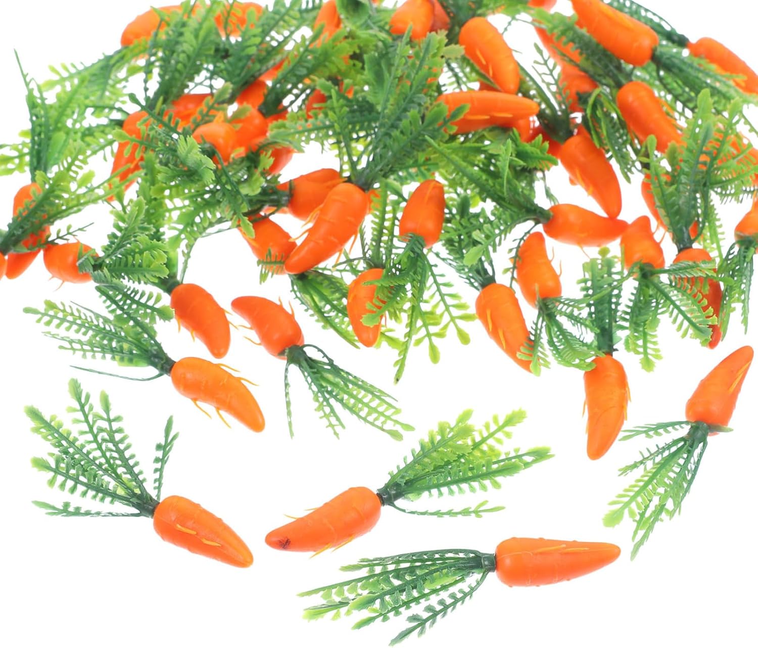 180pcs Realistic Fake Carrots for Party Decorations