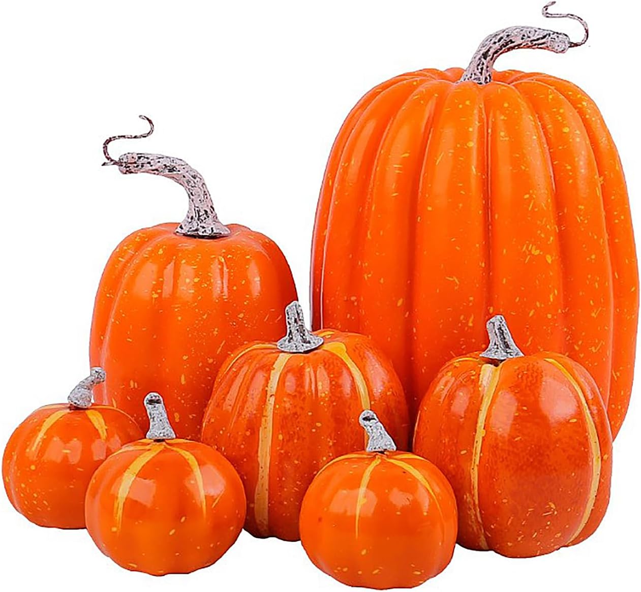 Keebgyy Halloween Pumpkin Ornament Set