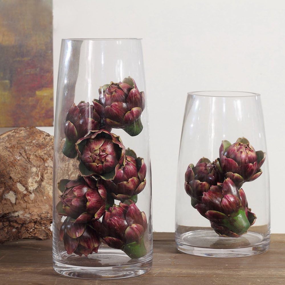 Artificial Artichoke Vegetables Wedding Decor Set of 6 Large Red