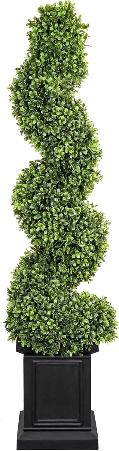 Artificial Boxwood Spiral Topiary Tree 35ft Tall