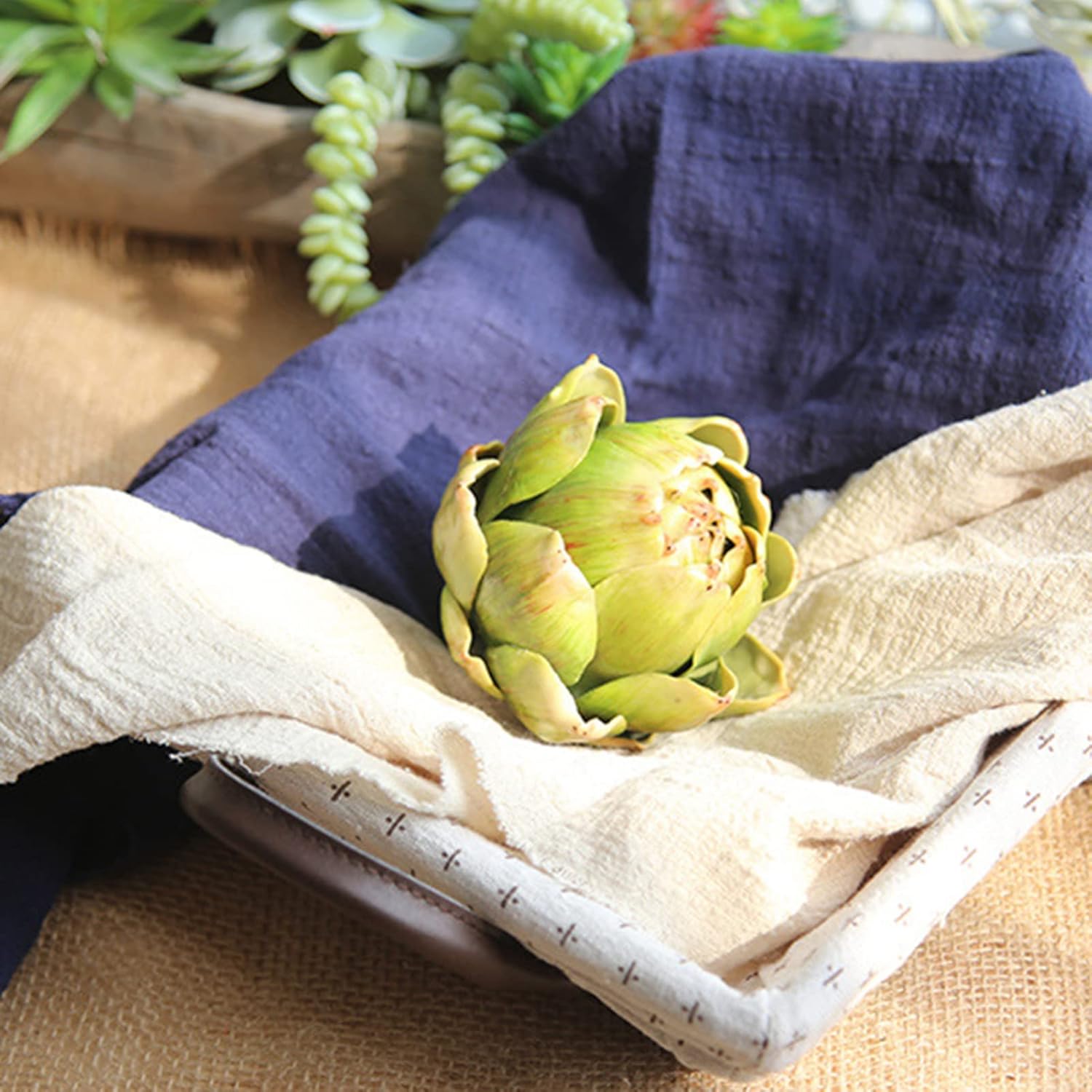 Gadpiparty 2pcs Artificial Artichoke Decor