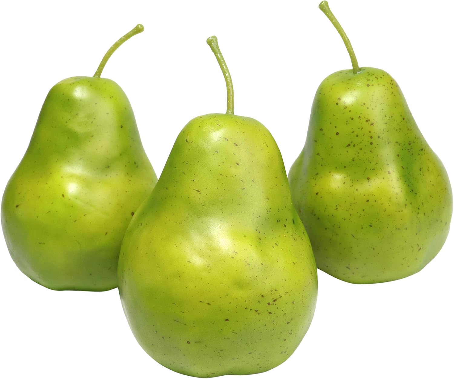 Millennial Essentials Artificial Green Pears 6pcs for Decor