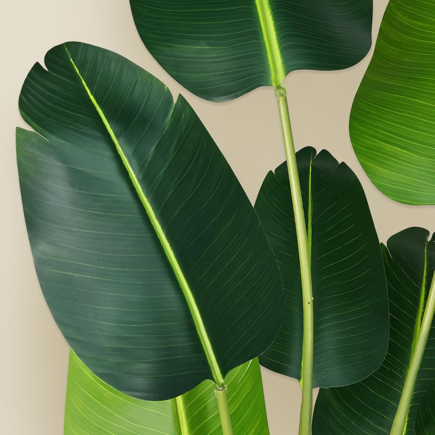 CETRD Artificial Bird of Paradise Plant 4ft 2Pcs Fake Tree Set
