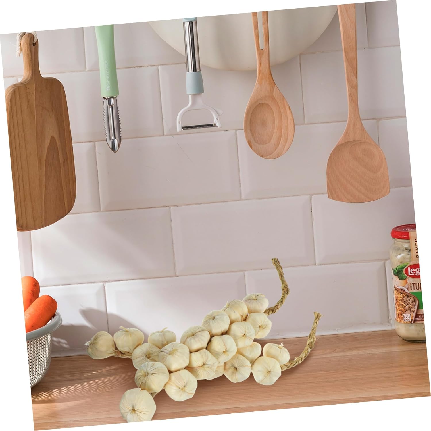 Alipis 2pcs Artificial Garlic Rope Decor