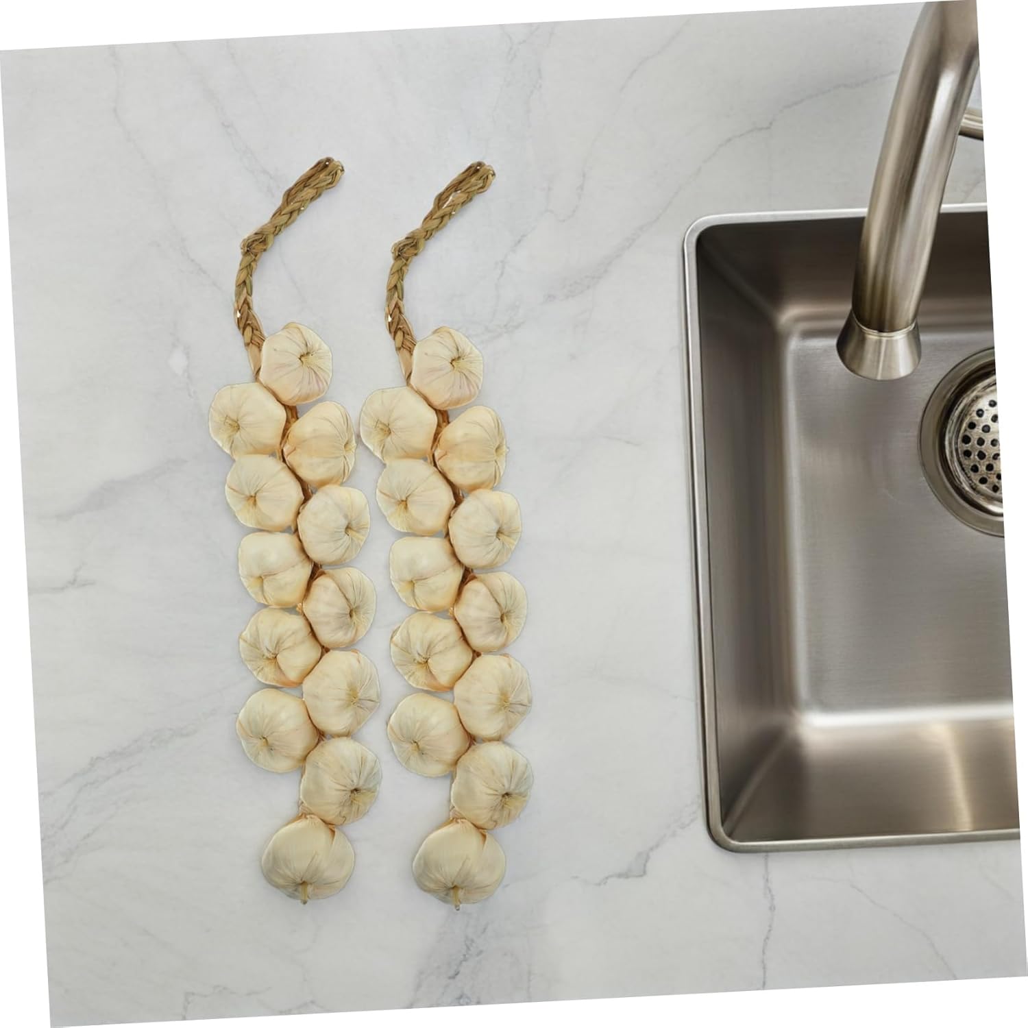 Alipis 2pcs Artificial Garlic Rope Decor