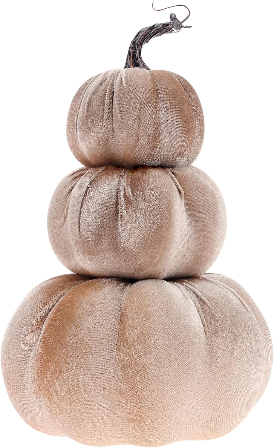 Gresorth 126 Inch Velvet Pumpkin Tower Decoration