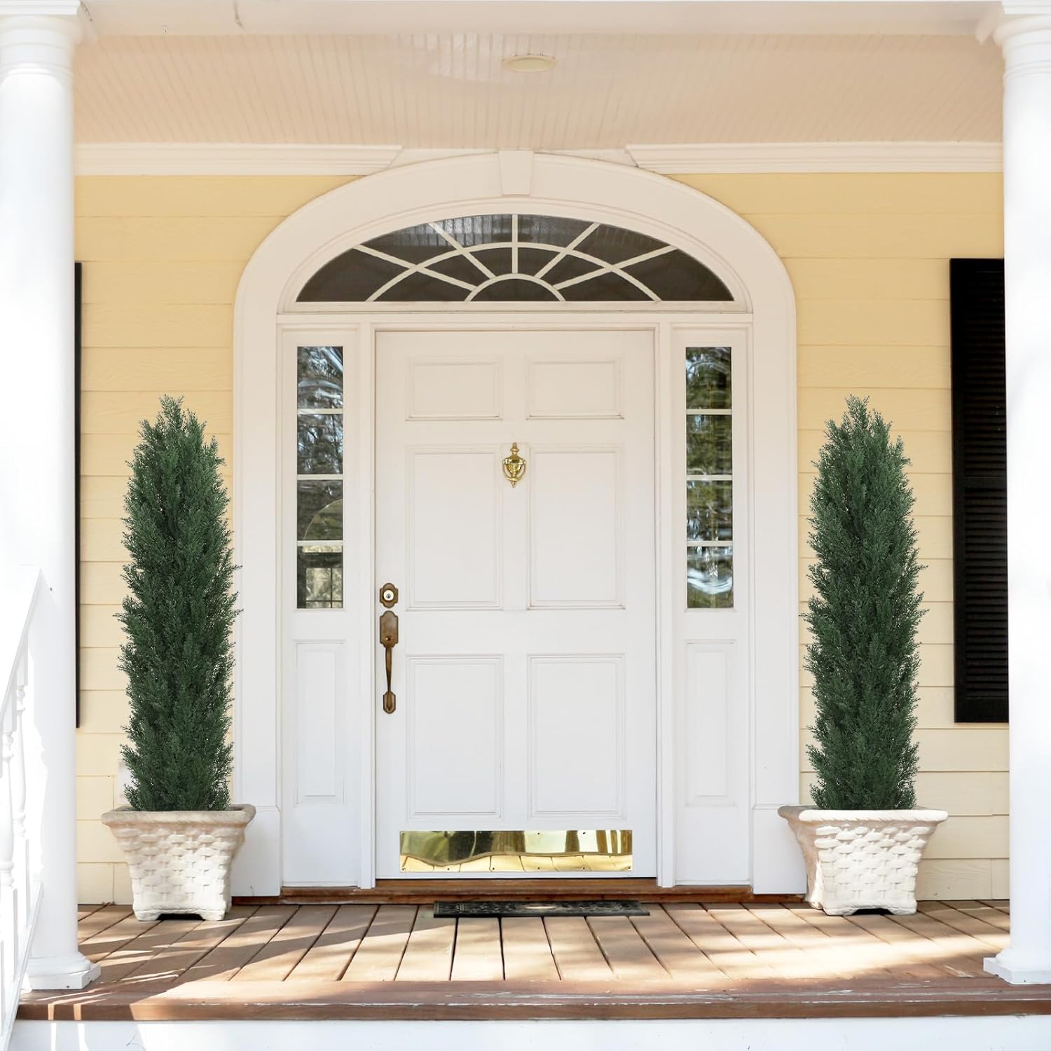 THE BLOOM TIMES 6ft Artificial Topiary Set of 2