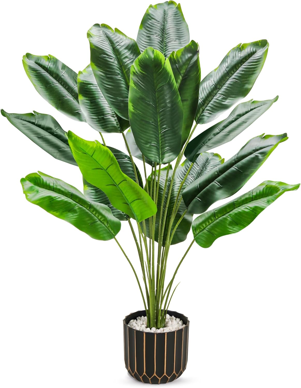 Der Rose 28 Inch Tall Bird of Paradise Artificial Plant Faux Tree