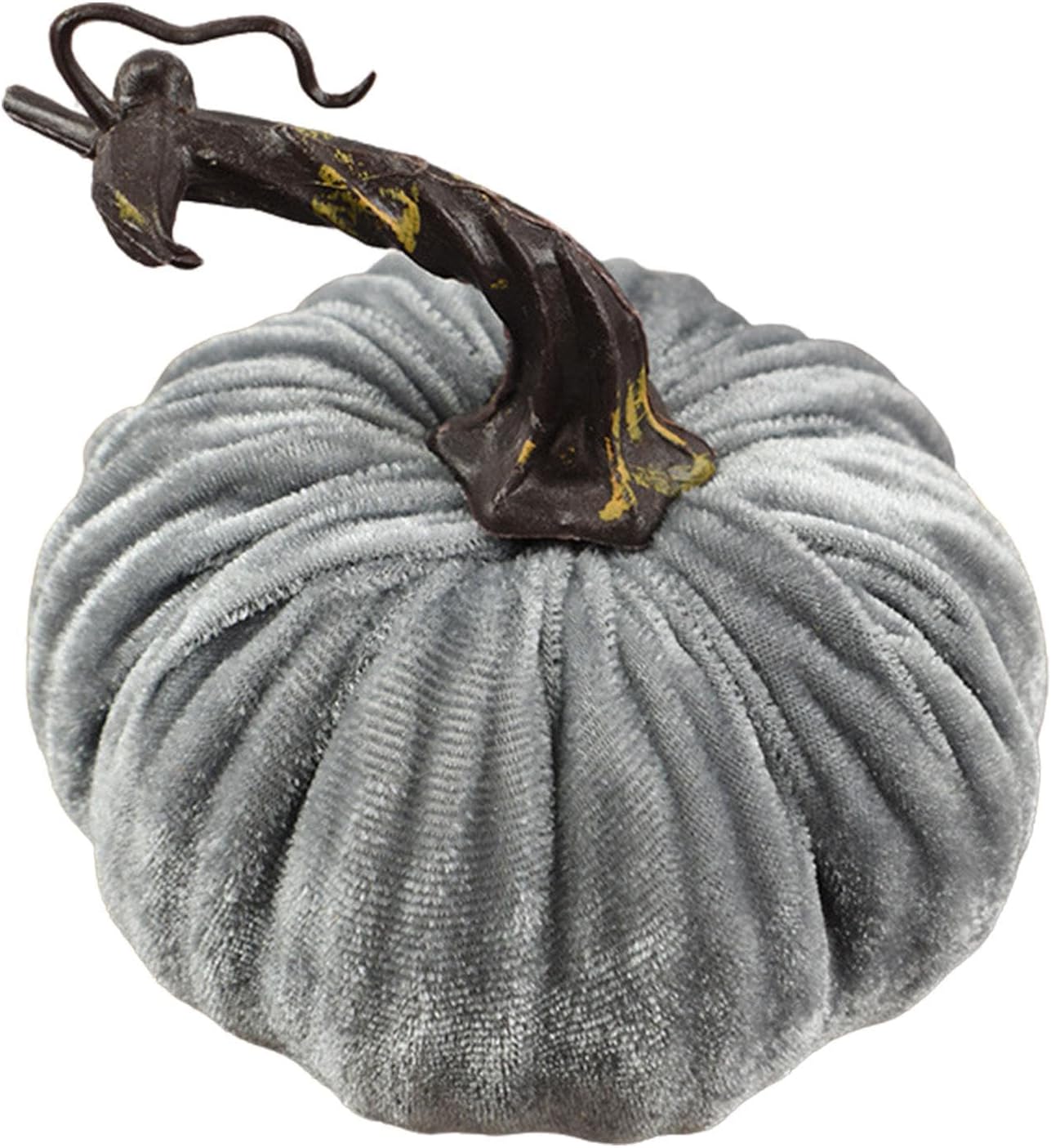 Velvet Artificial Pumpkins 39 Inch Fall Decor