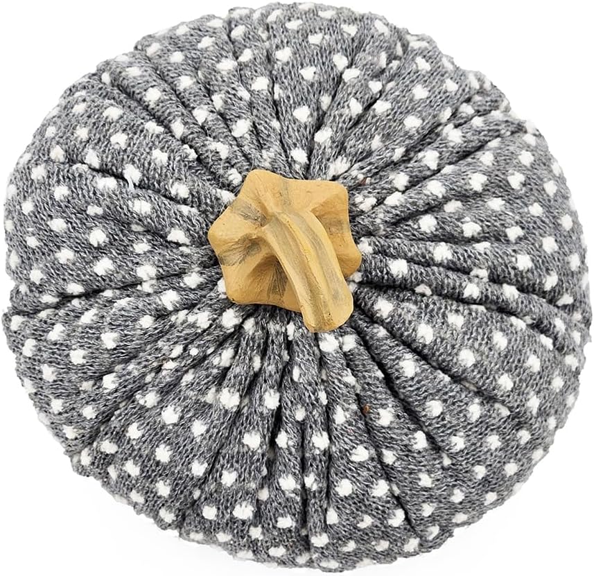 Set of 3 Fabric Pumpkins for Fall Decor
