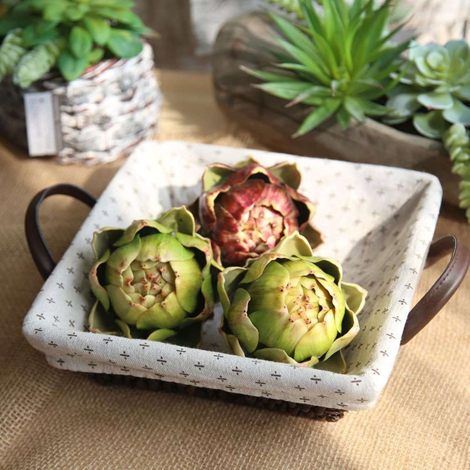 Gadpiparty 2pcs Artificial Artichoke Decor