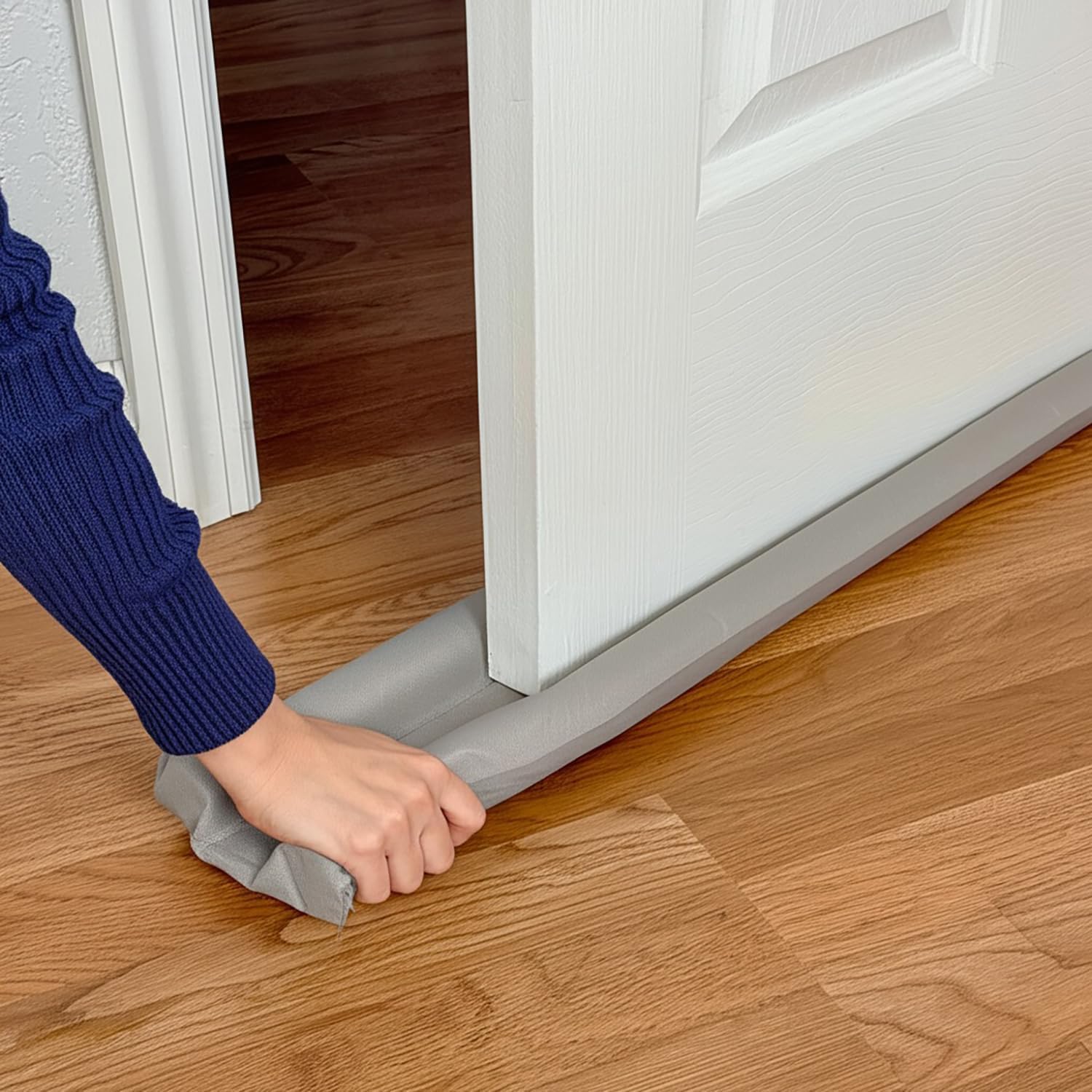 Door Draft Stopper Seal Strip - Adjustable Fit for Doors Windows