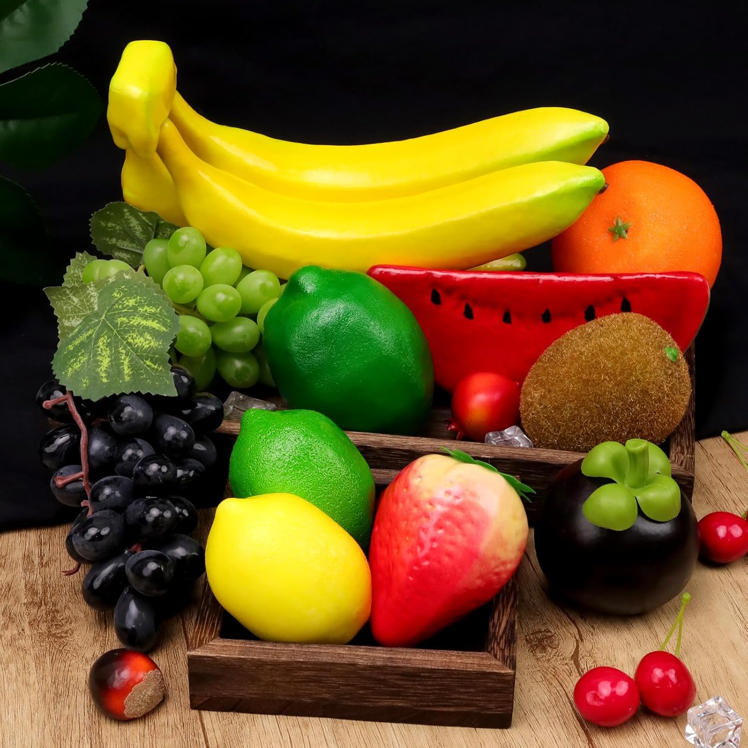 11 Pack Plastic Artificial Fruits for Home Decor