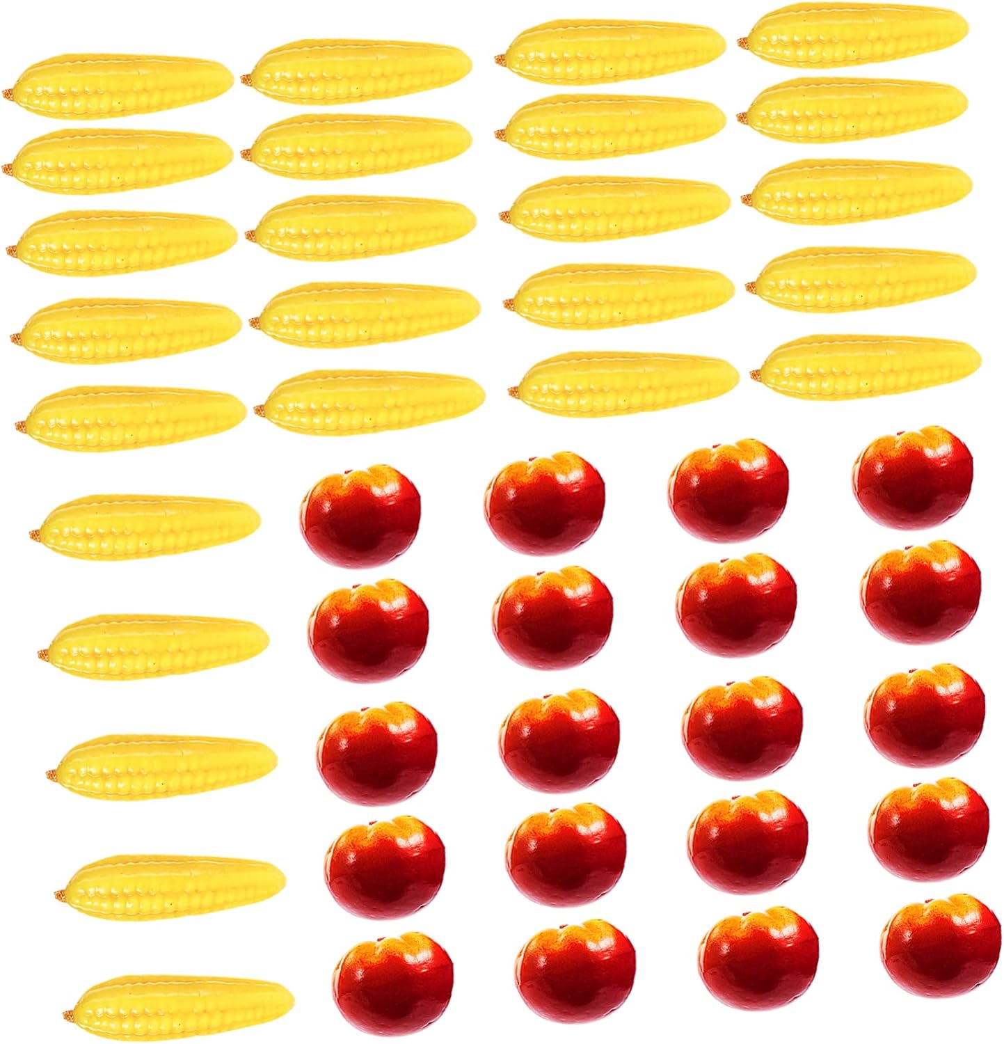 MAGICLULU 40pcs Realistic Artificial Fruit and Vegetable Models