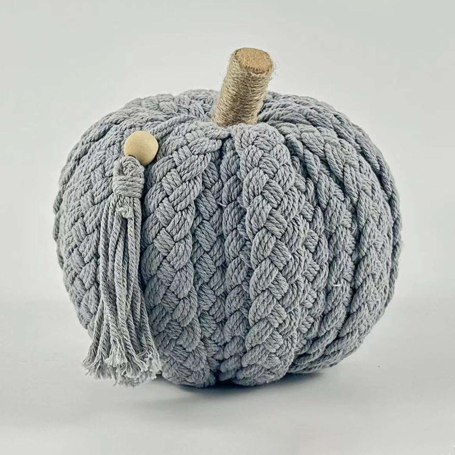Lindagary Harvest Faux Pumpkins Artificial Pumpkin Gray Decor