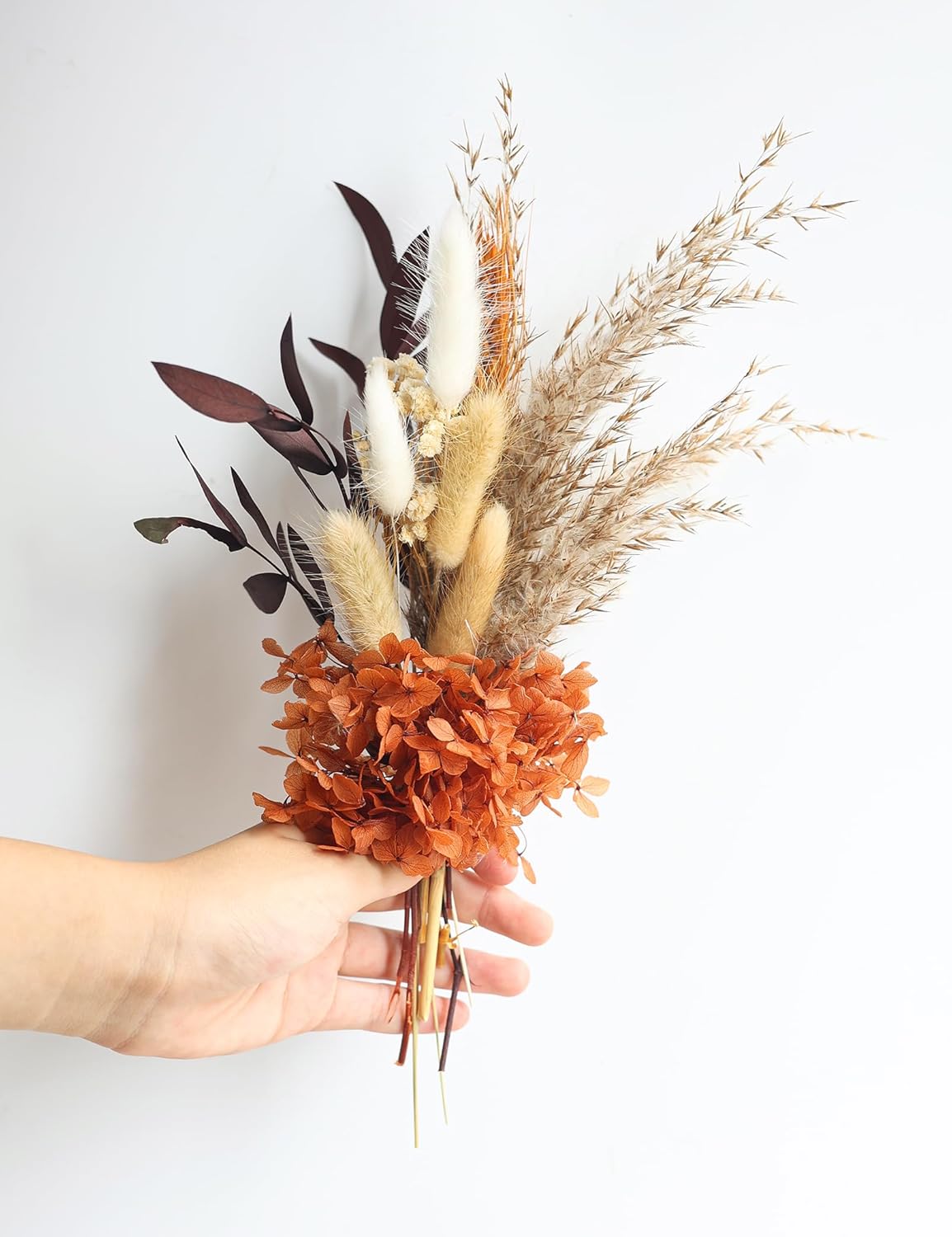 DIY Dried Flower Set with Twine Orange