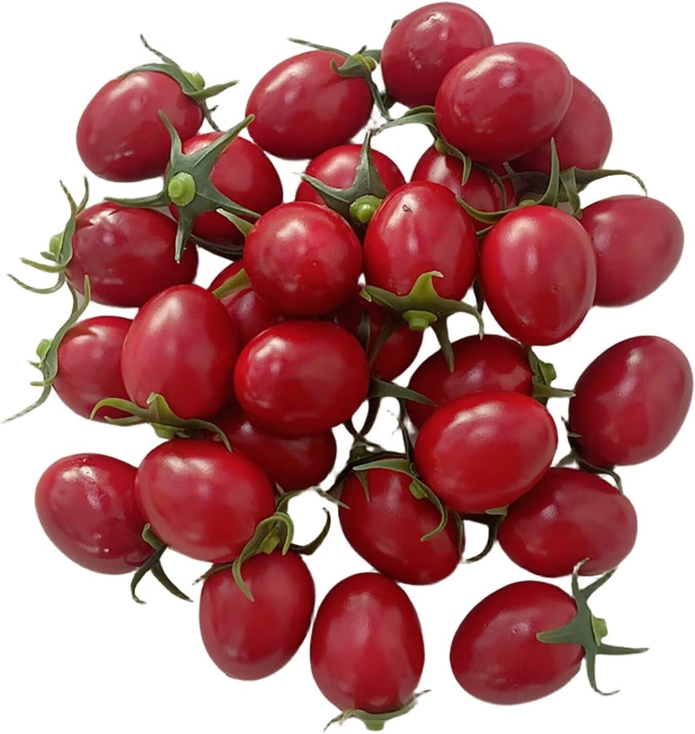 Lovmeety 30Pcs Artificial Cherry Tomatoes for Decor and Photography