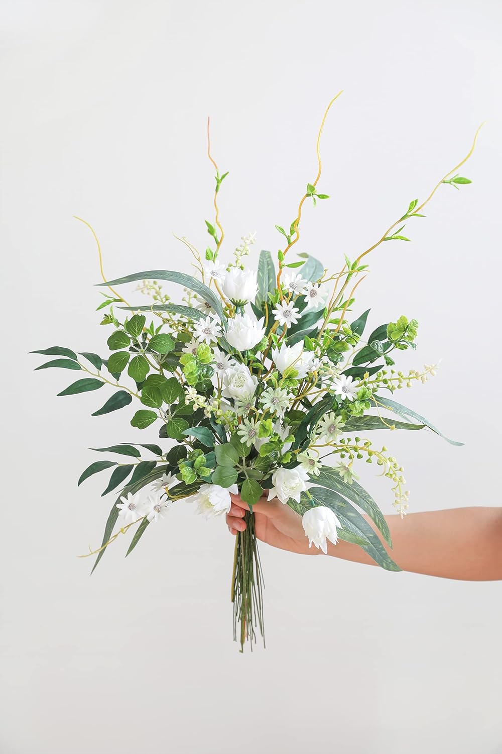 Serra Flora Artificial Greenery Spray Box Set 50pcs Spring Green