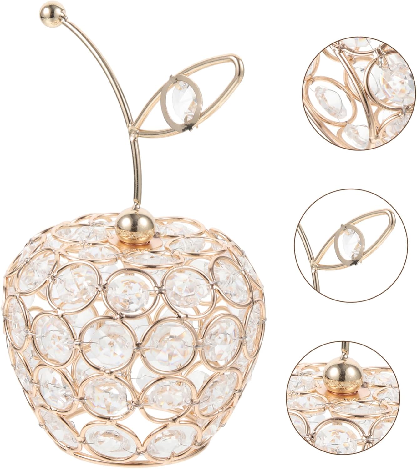 DECHOUS Crystal Fruit Adornment Desktop Decoration
