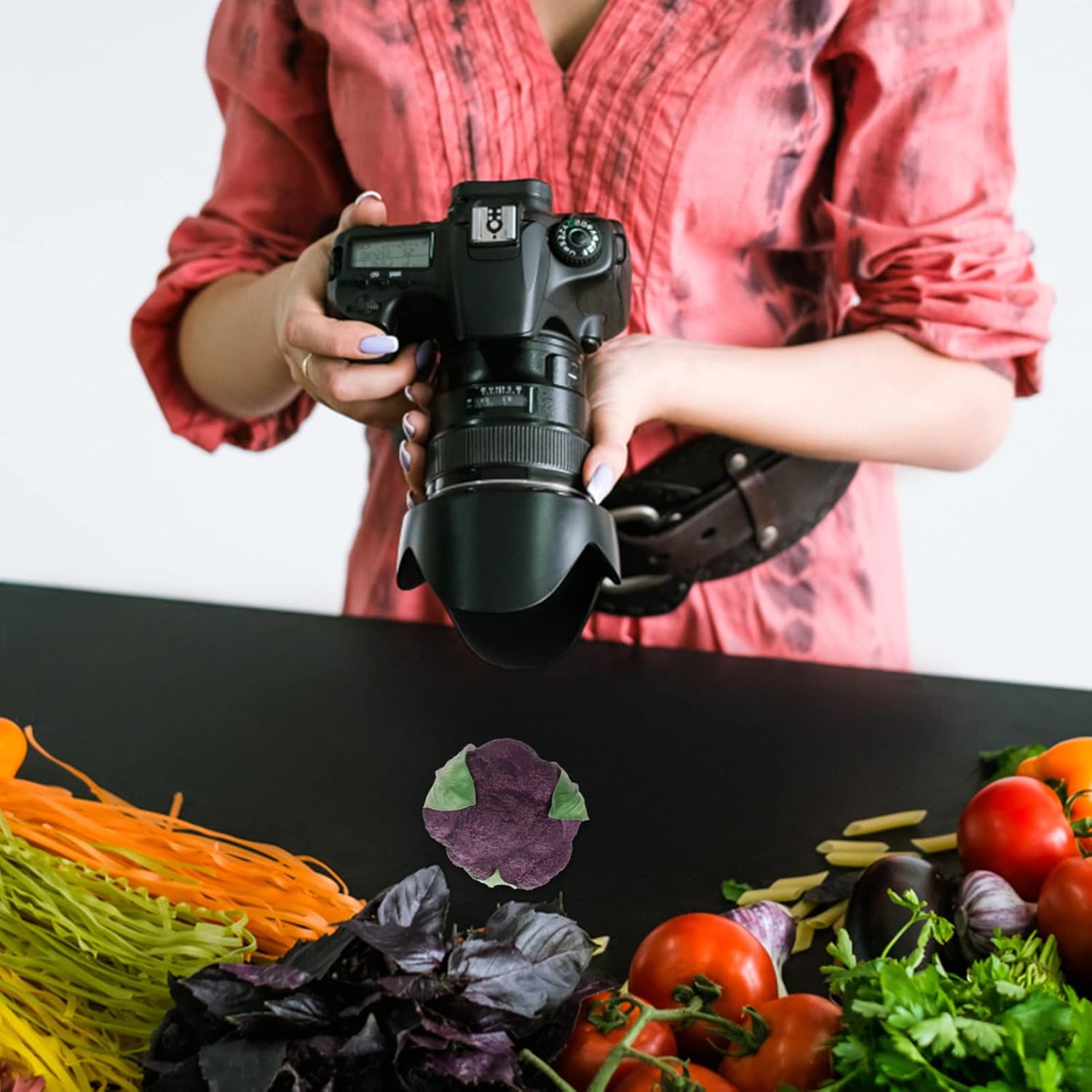 HOMSFOU Artificial Broccoli Decoration for Home Kitchen Photography Props