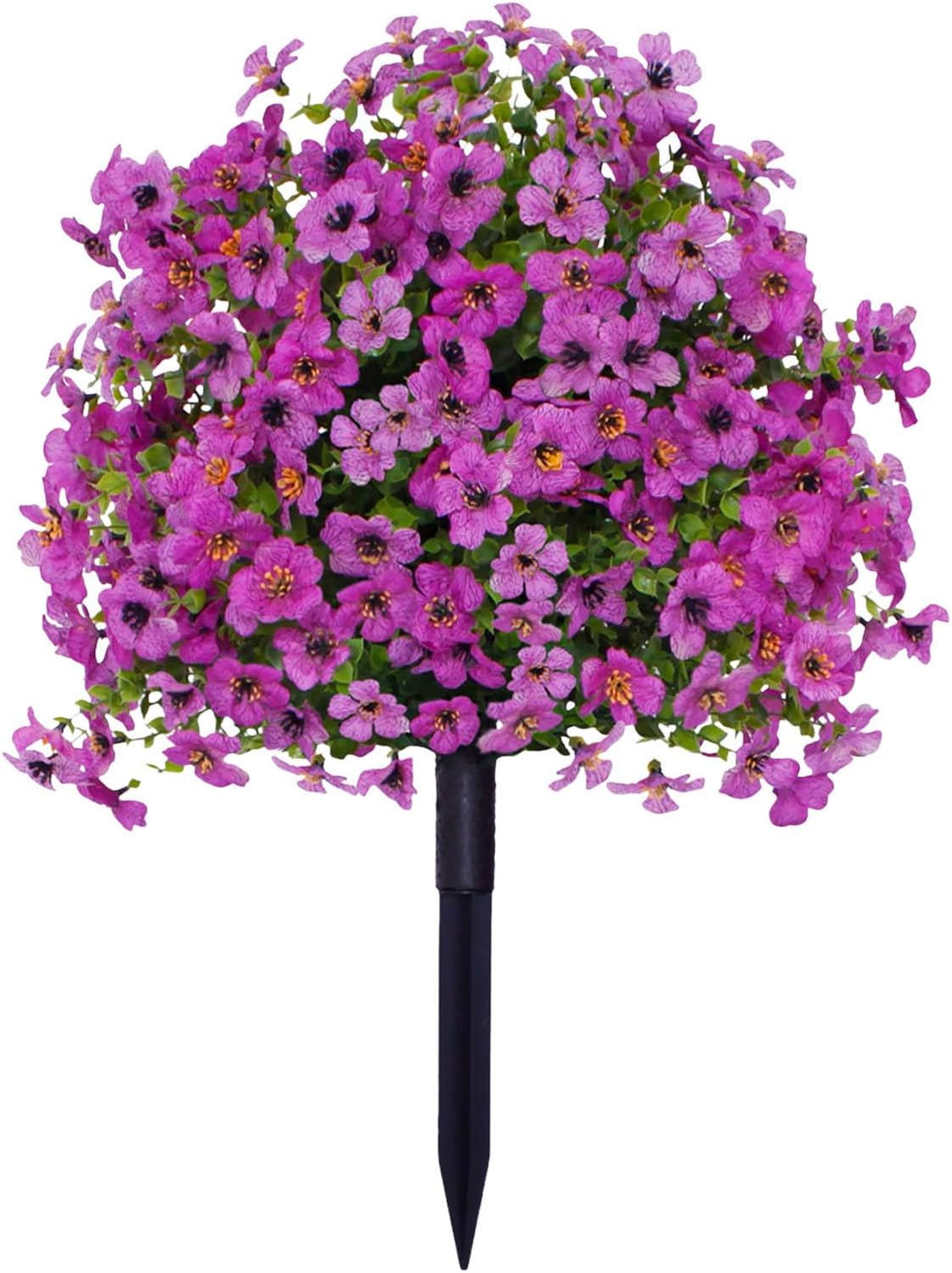 23in Artificial Violet Topiary Tree with Ground Spike