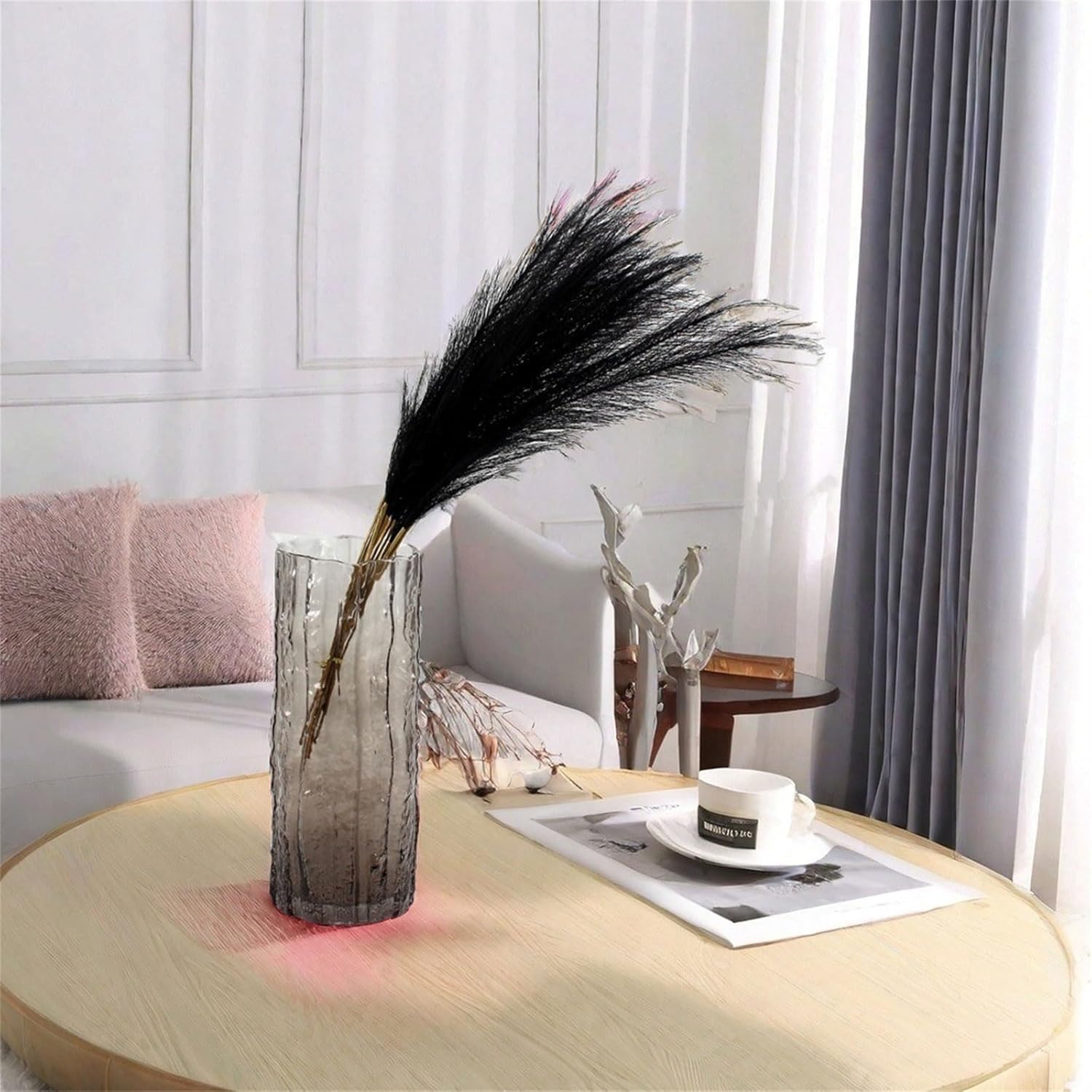 30Pcs Artificial Pampasgrass 216Inch Realistic Wedding Decor