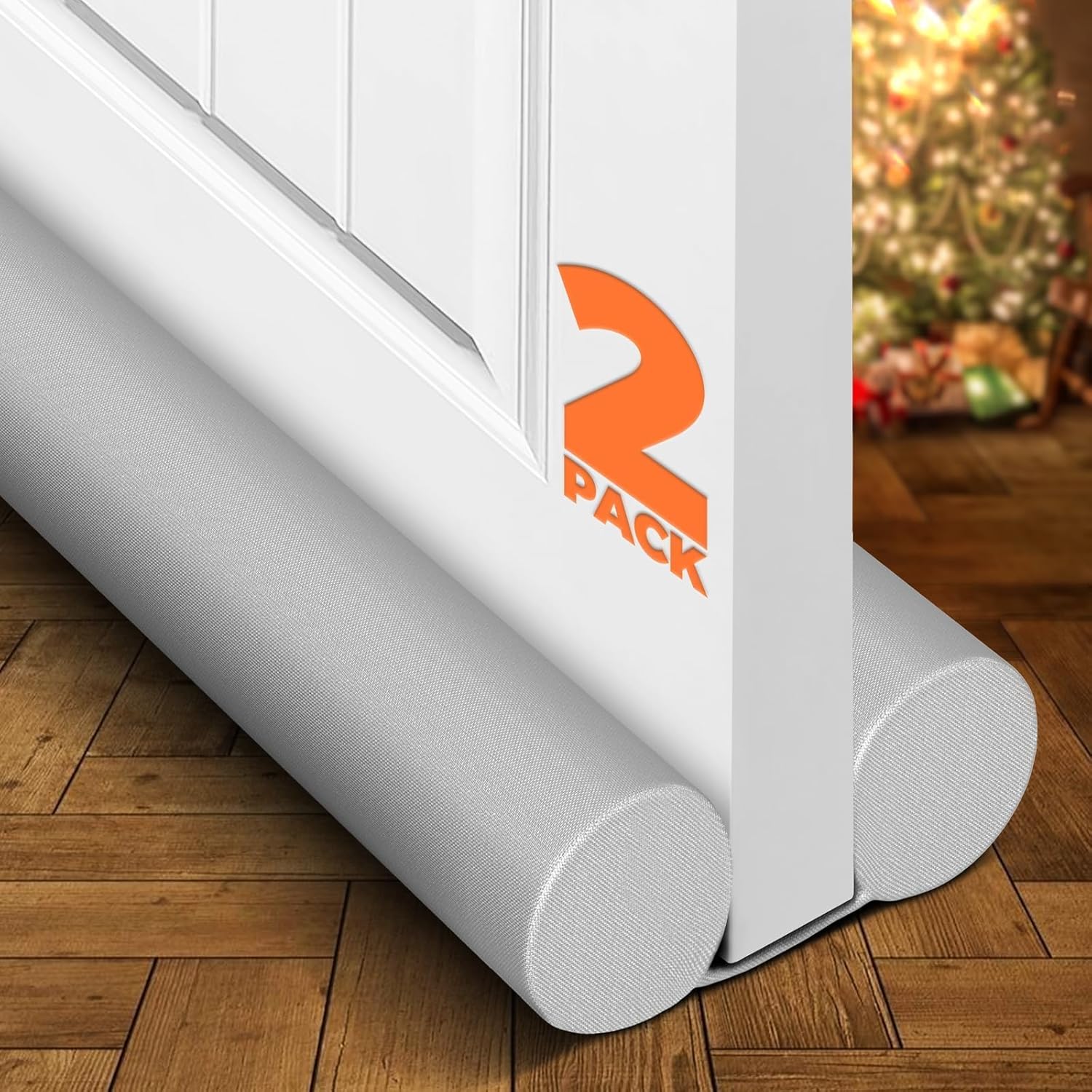 Holikme Door Draft Stopper 2x36 Inch Grey