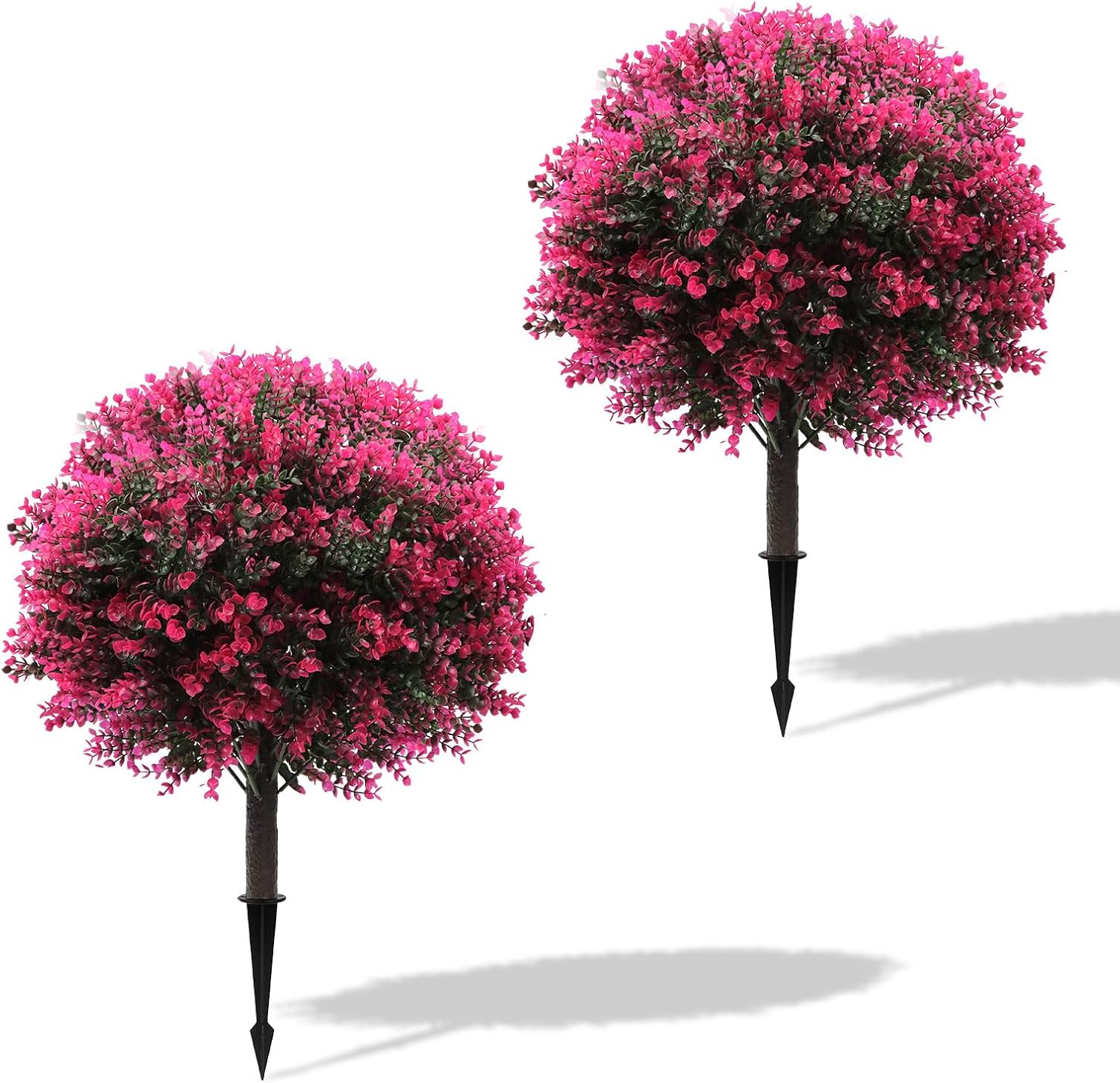 AXHJ 23 Incher Set of 2 Artificial Boxwood Topiaries