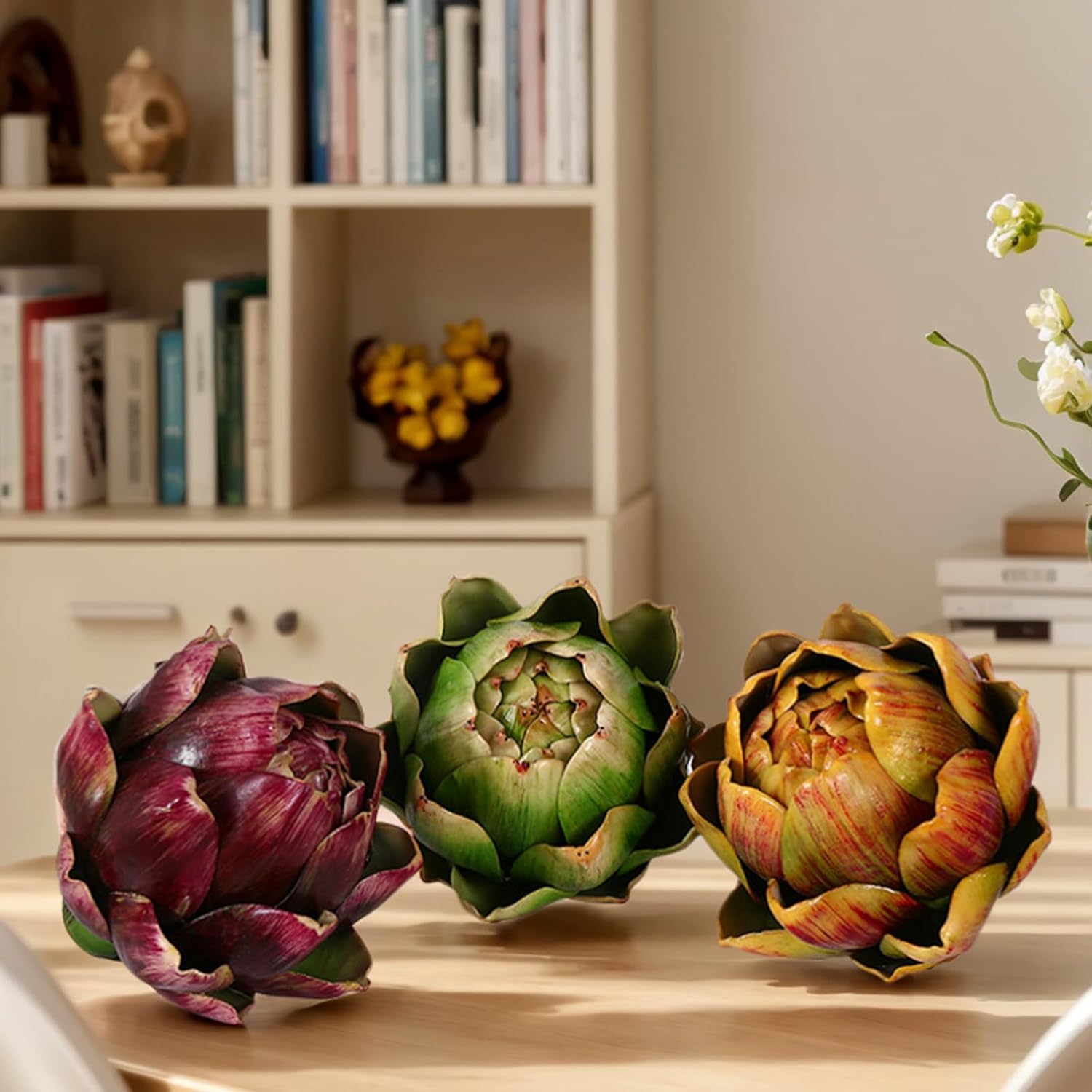 Fake Artificial Artichoke for Home Decor Green Small