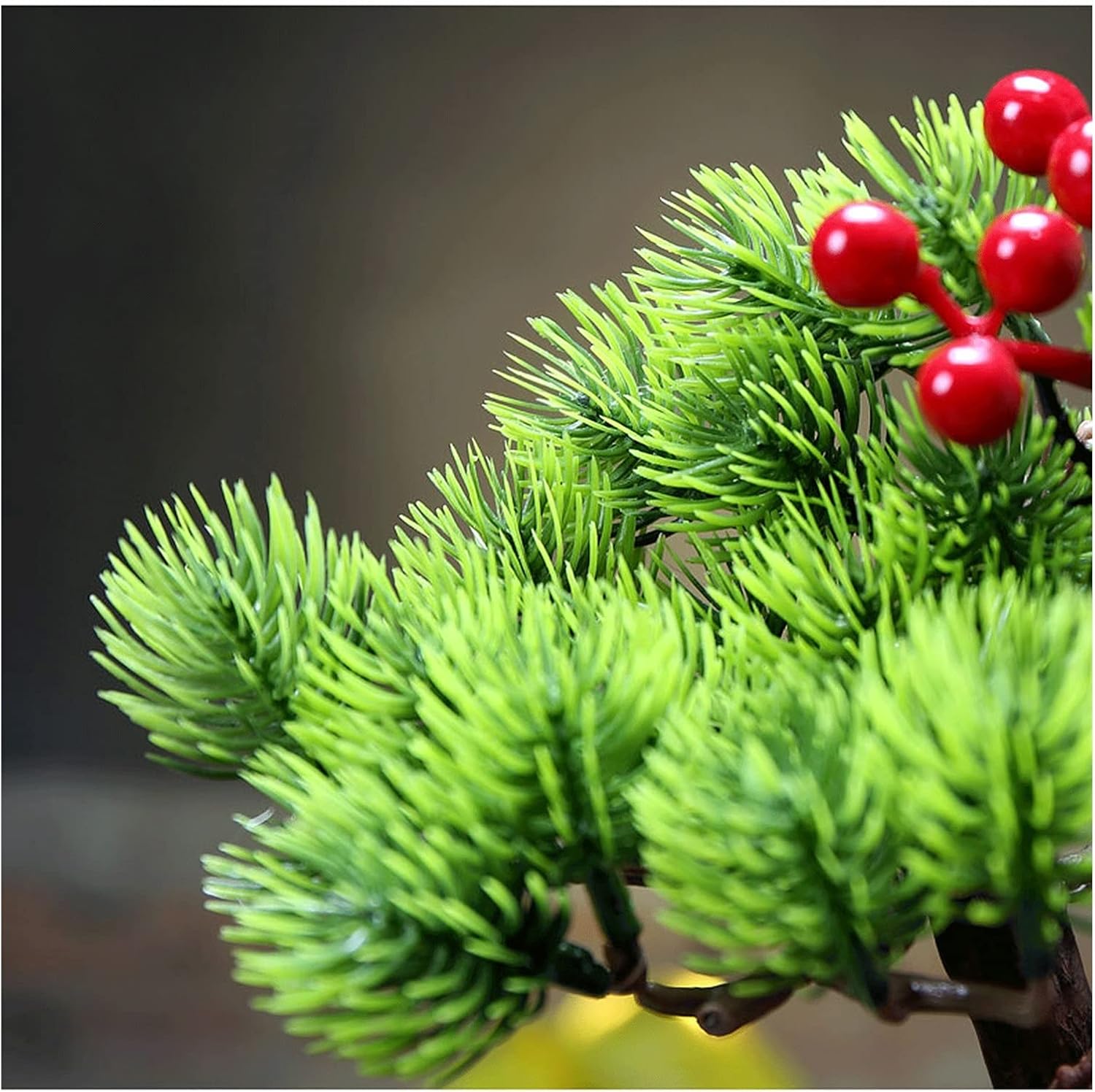 18 Inch Artificial Pine Bonsai Tree for Home Decor