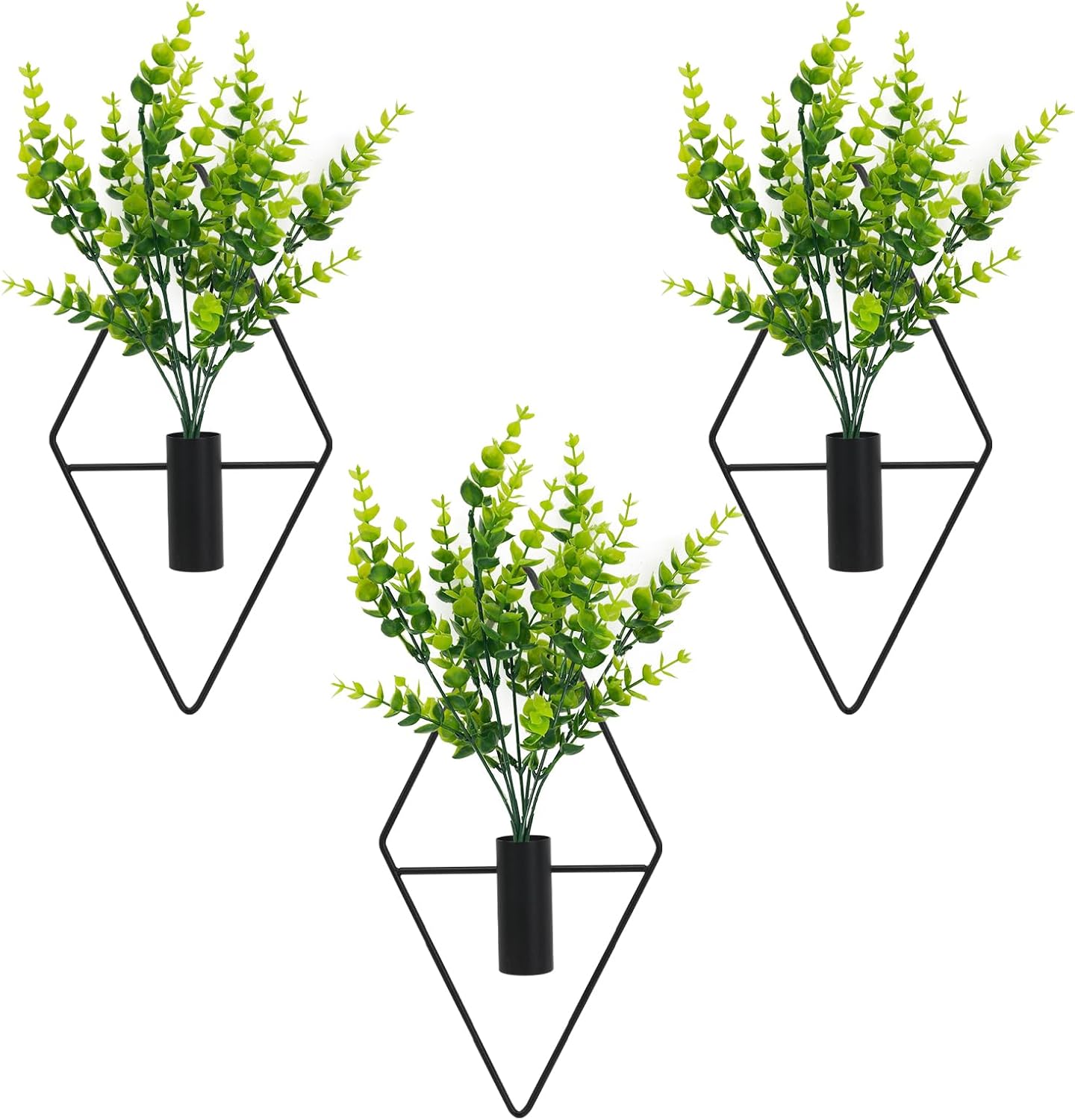 3 Pcs Wall Plants Artificial Decor Eucalyptus Set