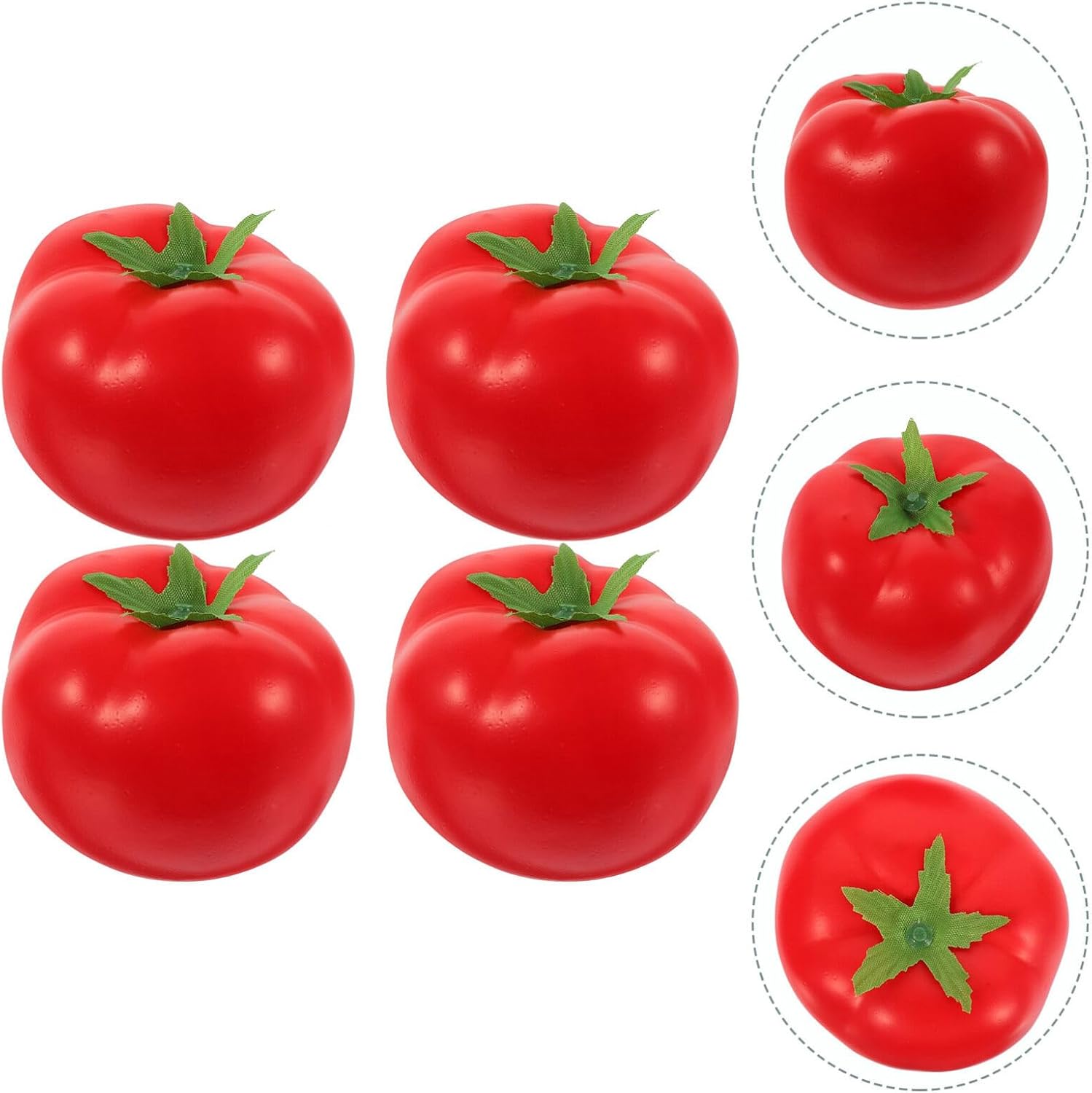 Zerodeko Artificial Tomatoes 4Pcs Realistic Decor