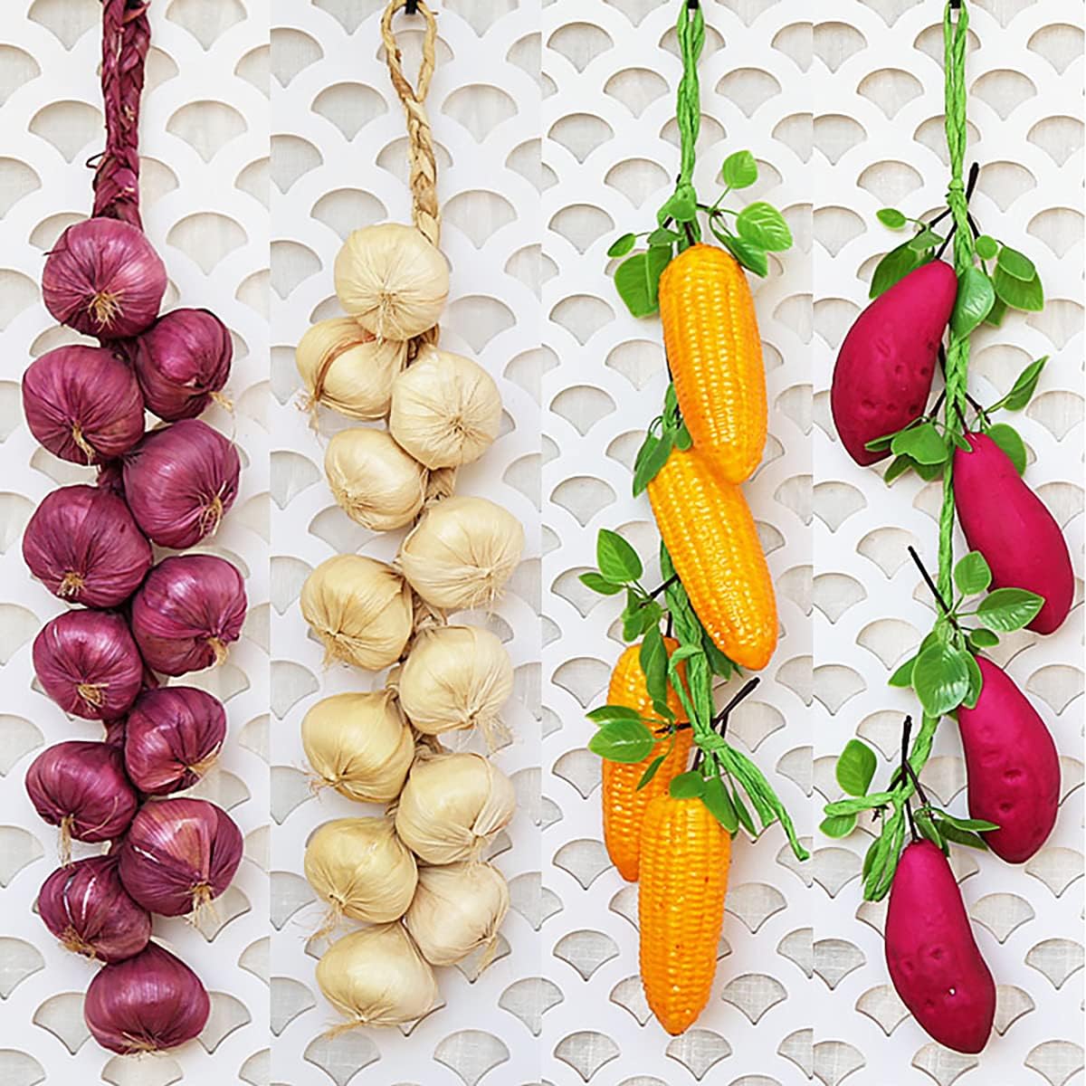 Artificial Fruit Vegetable String for Home Kitchen Decoration