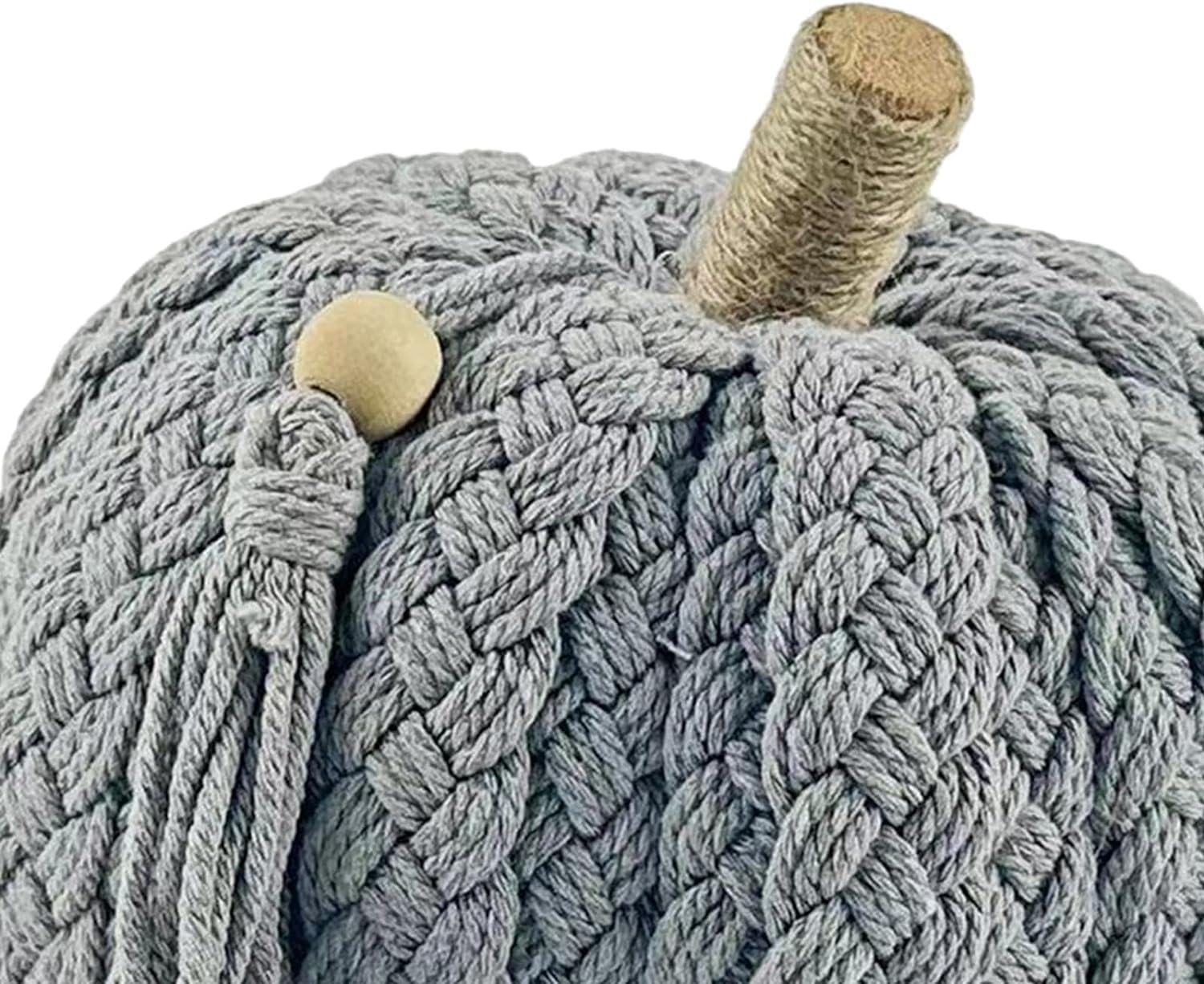 Lindagary Harvest Faux Pumpkins Artificial Pumpkin Gray Decor