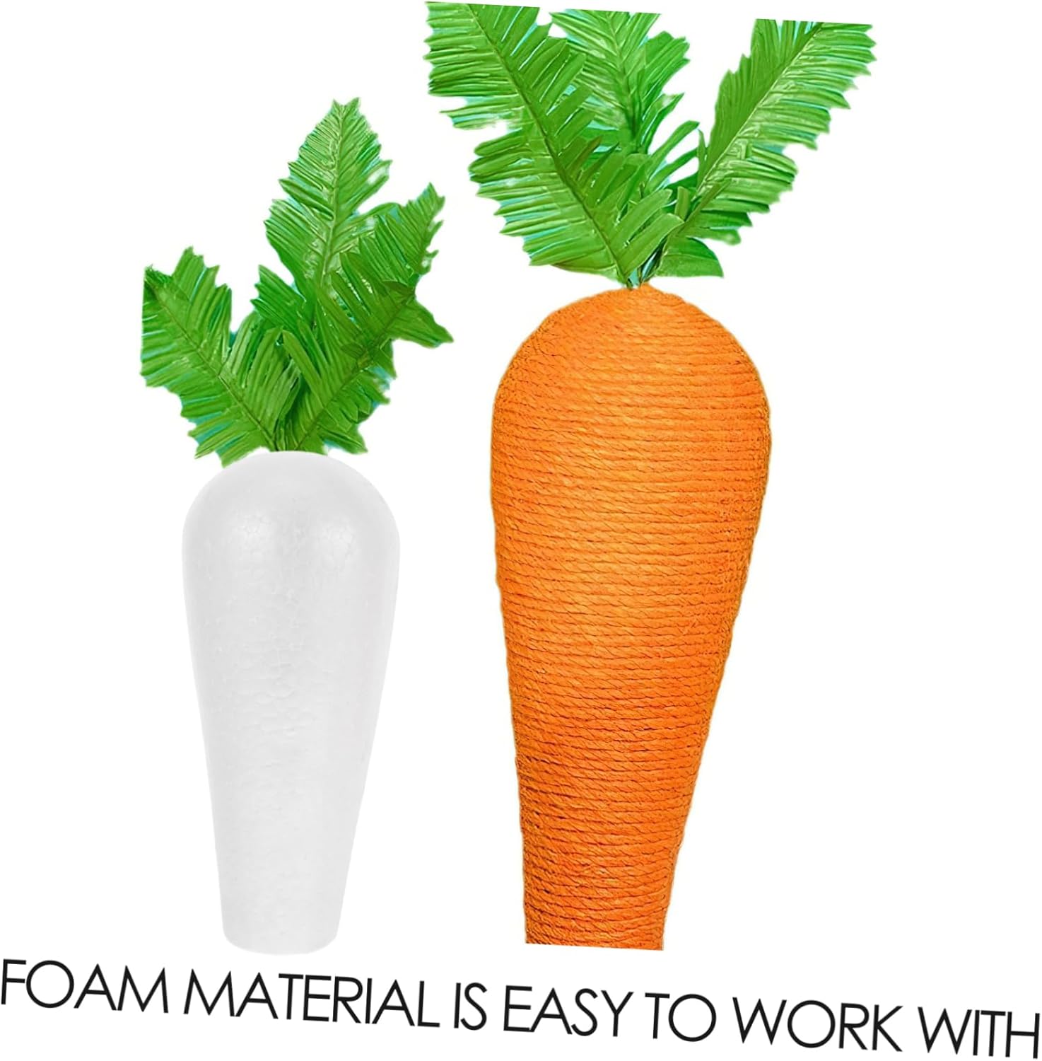 Kontonty Foam Carrots for Easter Decor DIY Projects