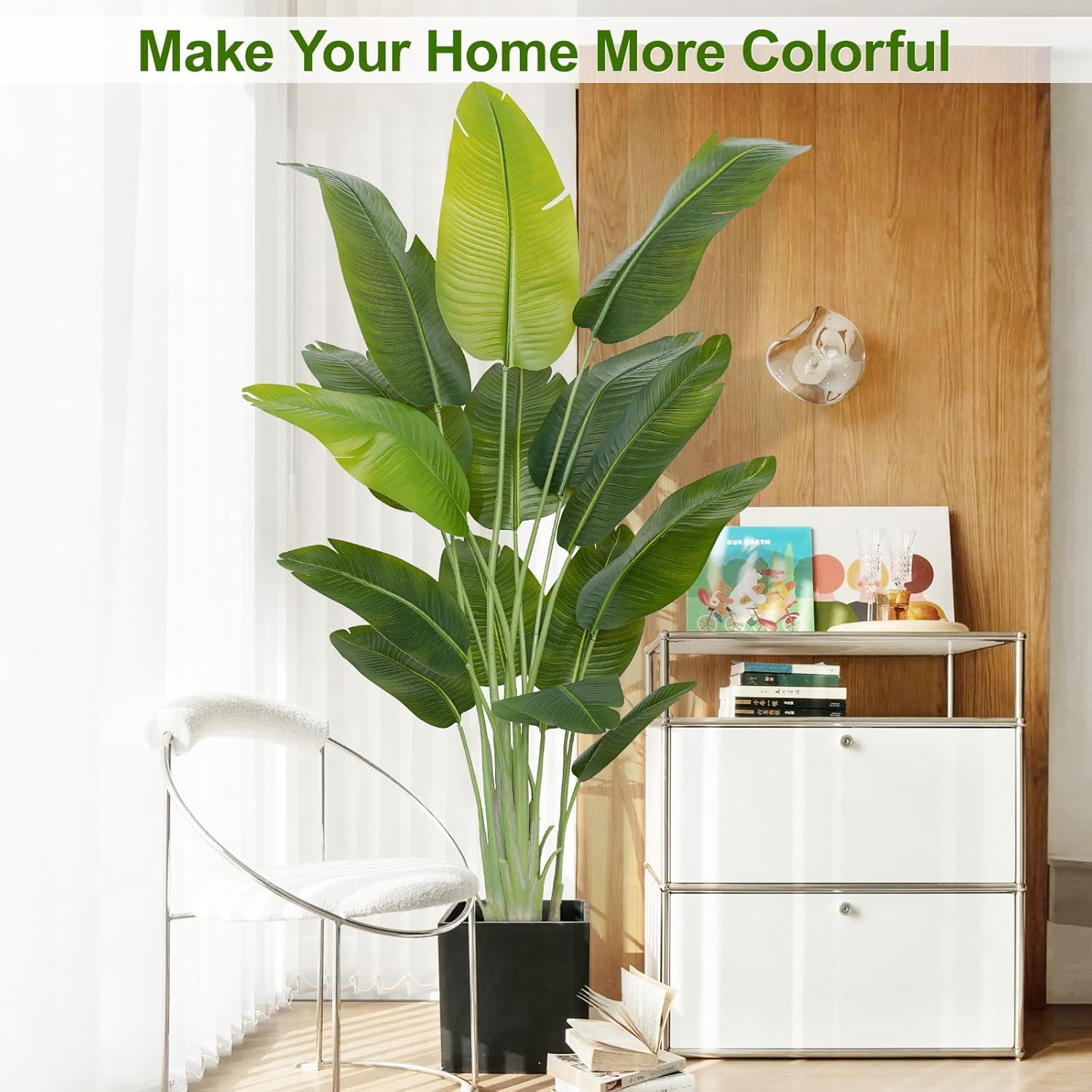 Keeplush Lifelike Bird of Paradise Artificial Plant 66ft