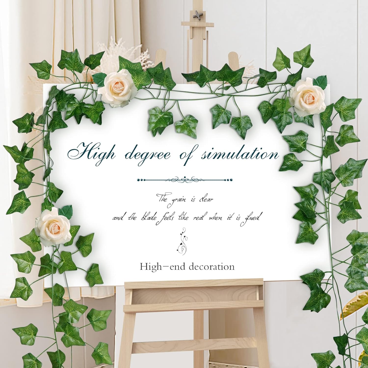 12 Pack Artificial Ivy Garland 86 Feet Long