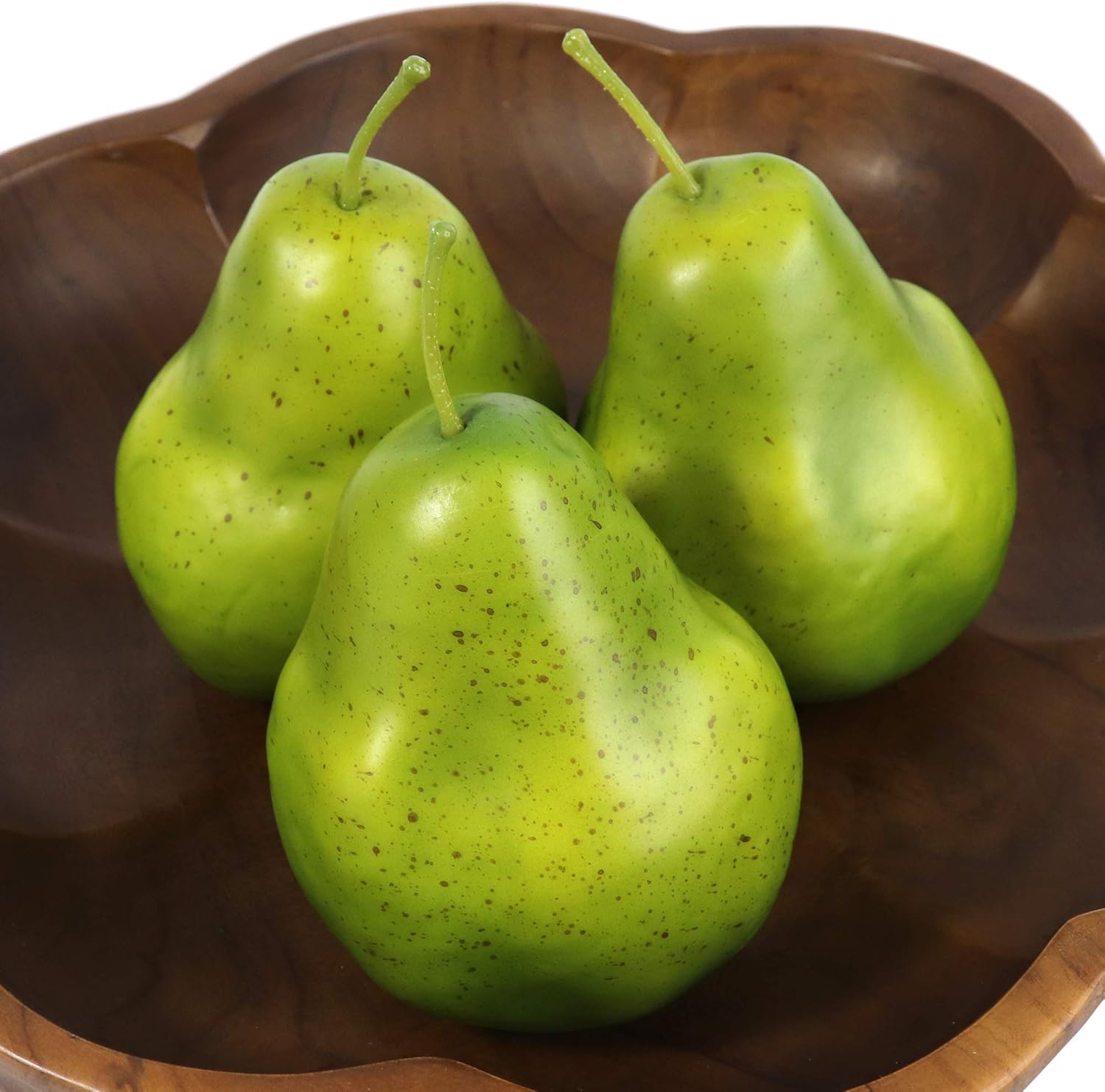 Millennial Essentials Artificial Green Pears 6pcs for Decor