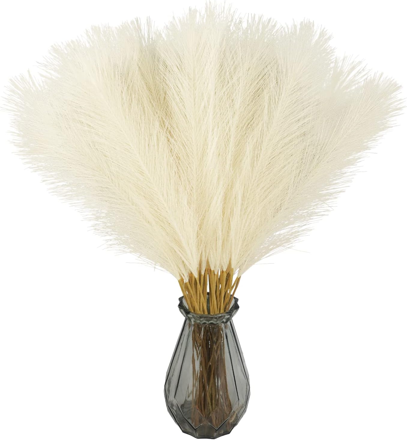 50PCS Beige Artificial Pampas Grass Decor