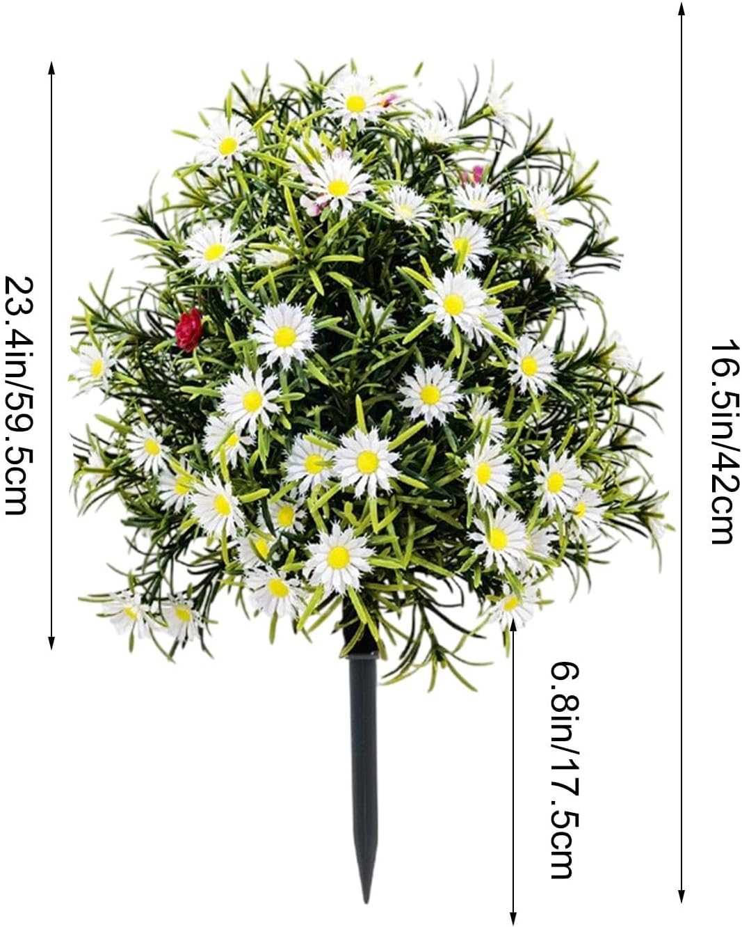 15 Inch Artificial Topiary Trees with Ground Spike